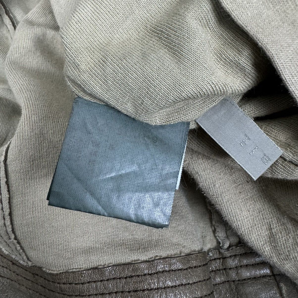 Genuine Leather ☀️ALCALI COWHIDE REVERSIBLE LEATHER JACKET LIKE RICK OWEN Size S / US 4 / IT 40 - 9 Thumbnail