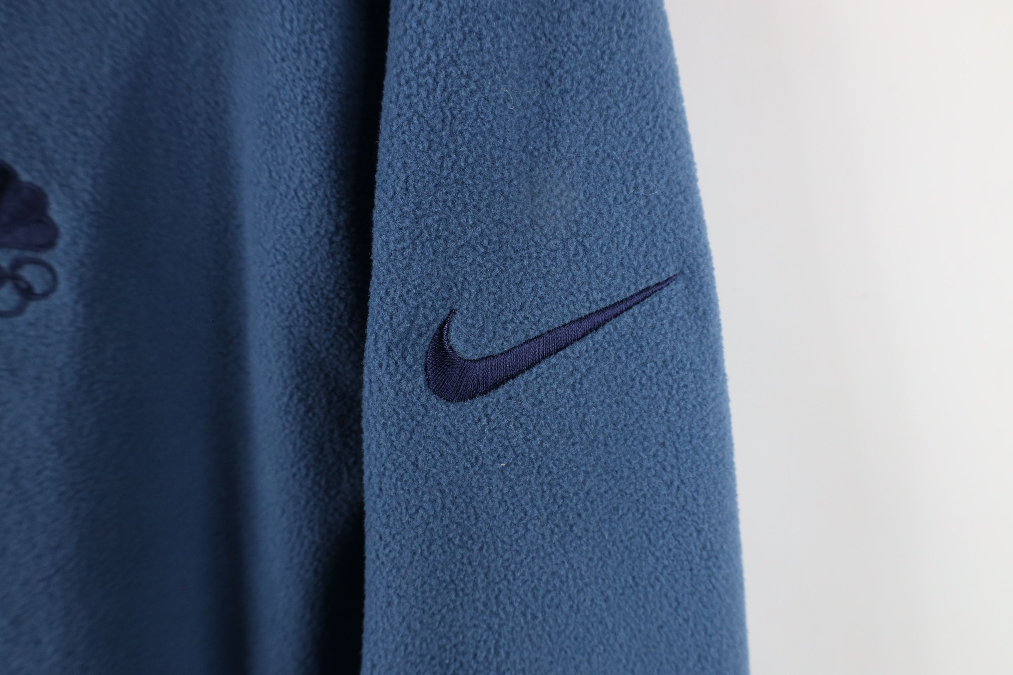 Nike × Vintage Vintage Nike NBC Olympics Mini Swoosh Fleece Full Zip Jacket Size XL / US 12-14 / IT 48-50 - 4 Thumbnail