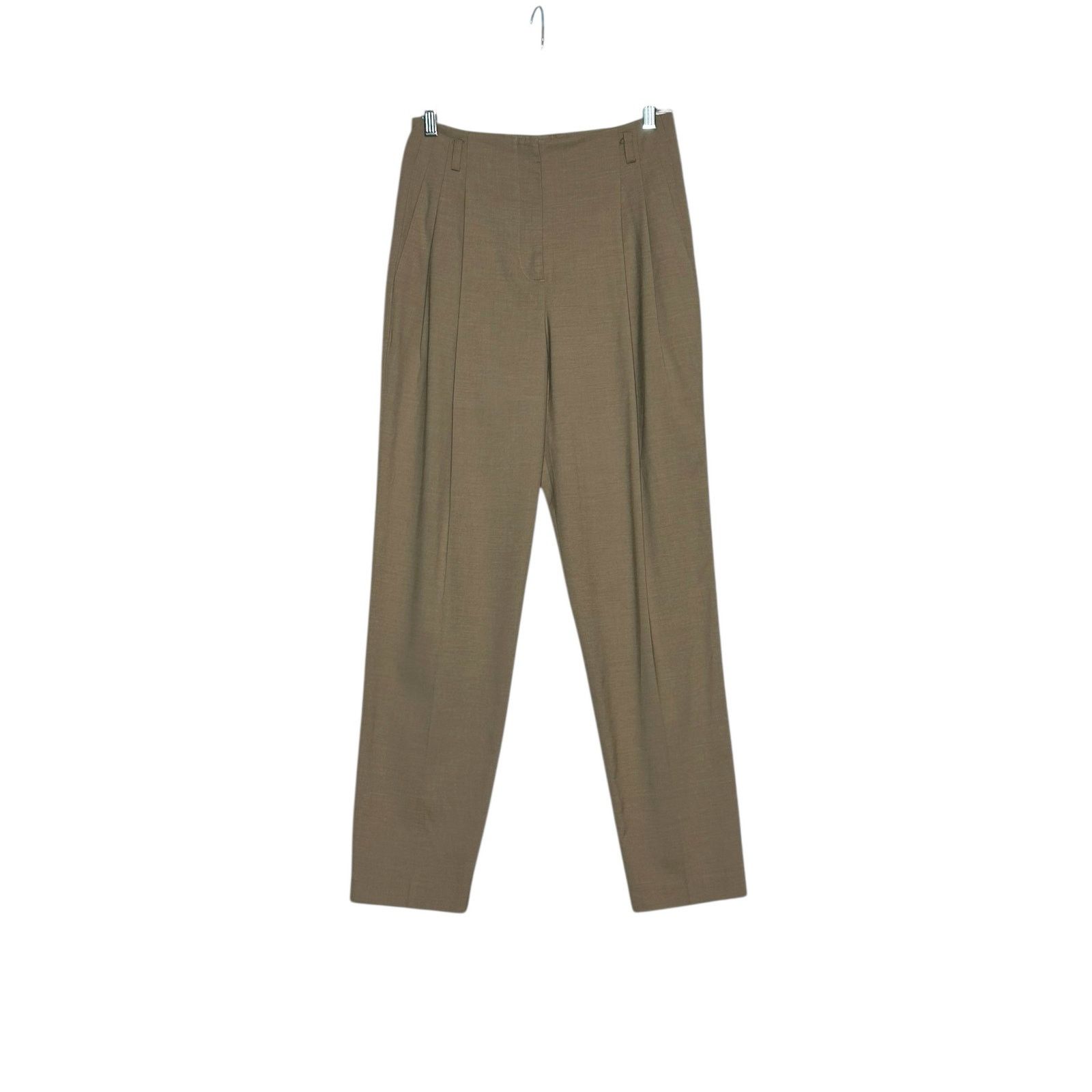 Zara Zara beige high waist pleated pants size Small Size 30" / US 8 / IT 44 - 5 Thumbnail