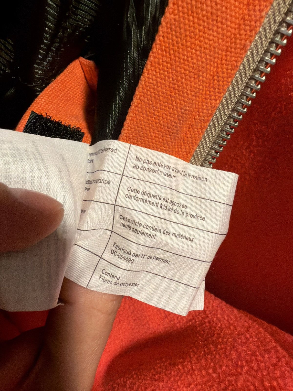 Acne Studios Acne Studios Padded Face Orange stonewashed canvas Jacket Size US M / EU 48-50 / 2 - 19 Thumbnail