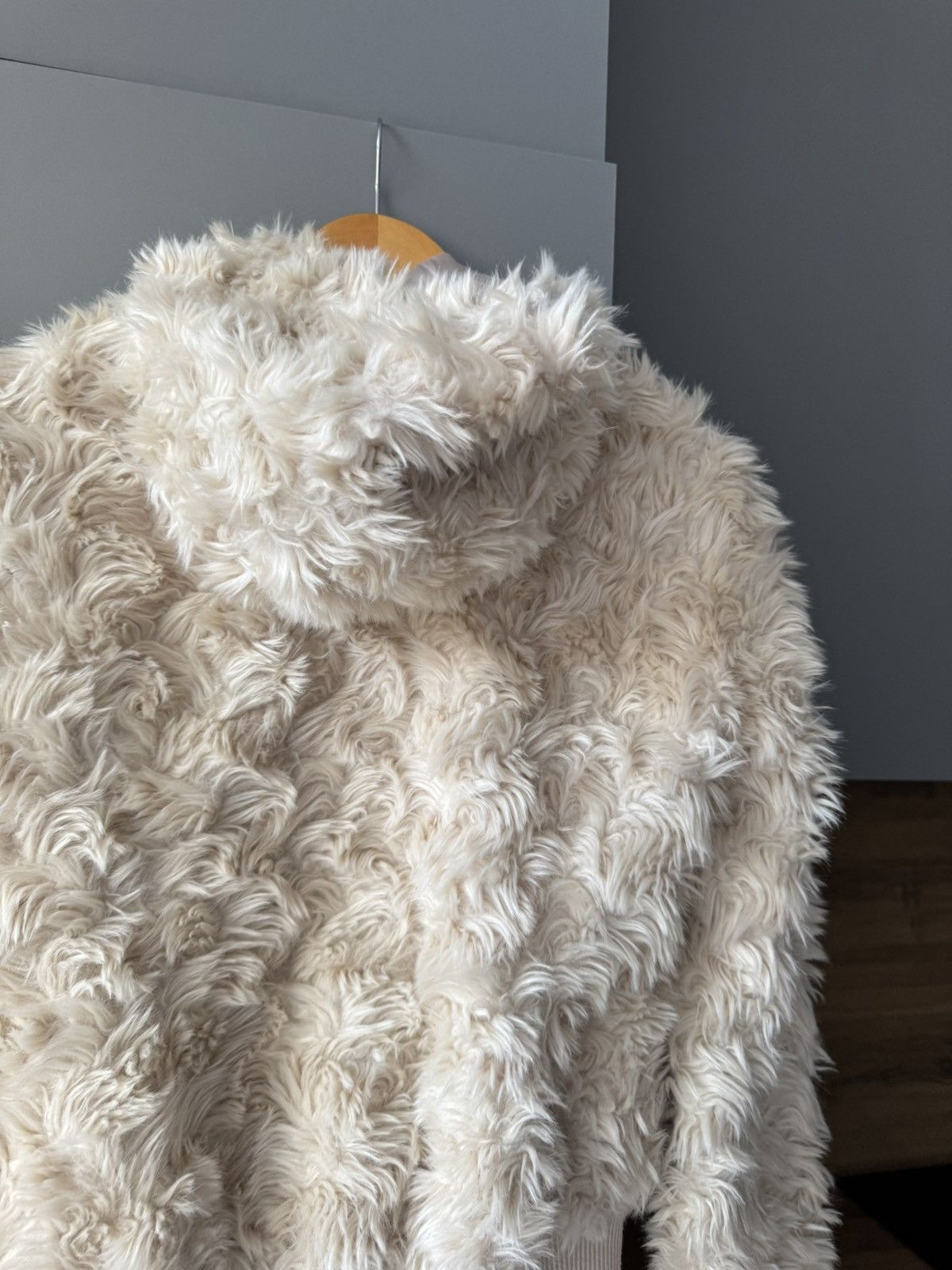 Beauty Beast × If Six Was Nine × Le Grande Bleu (L.G.B.) FAUX FUR WINTER CAT VINTAGE ZIP HOODIE AVANT GARDE JACKET Size M / US 6-8 / IT 42-44 - 7 Thumbnail