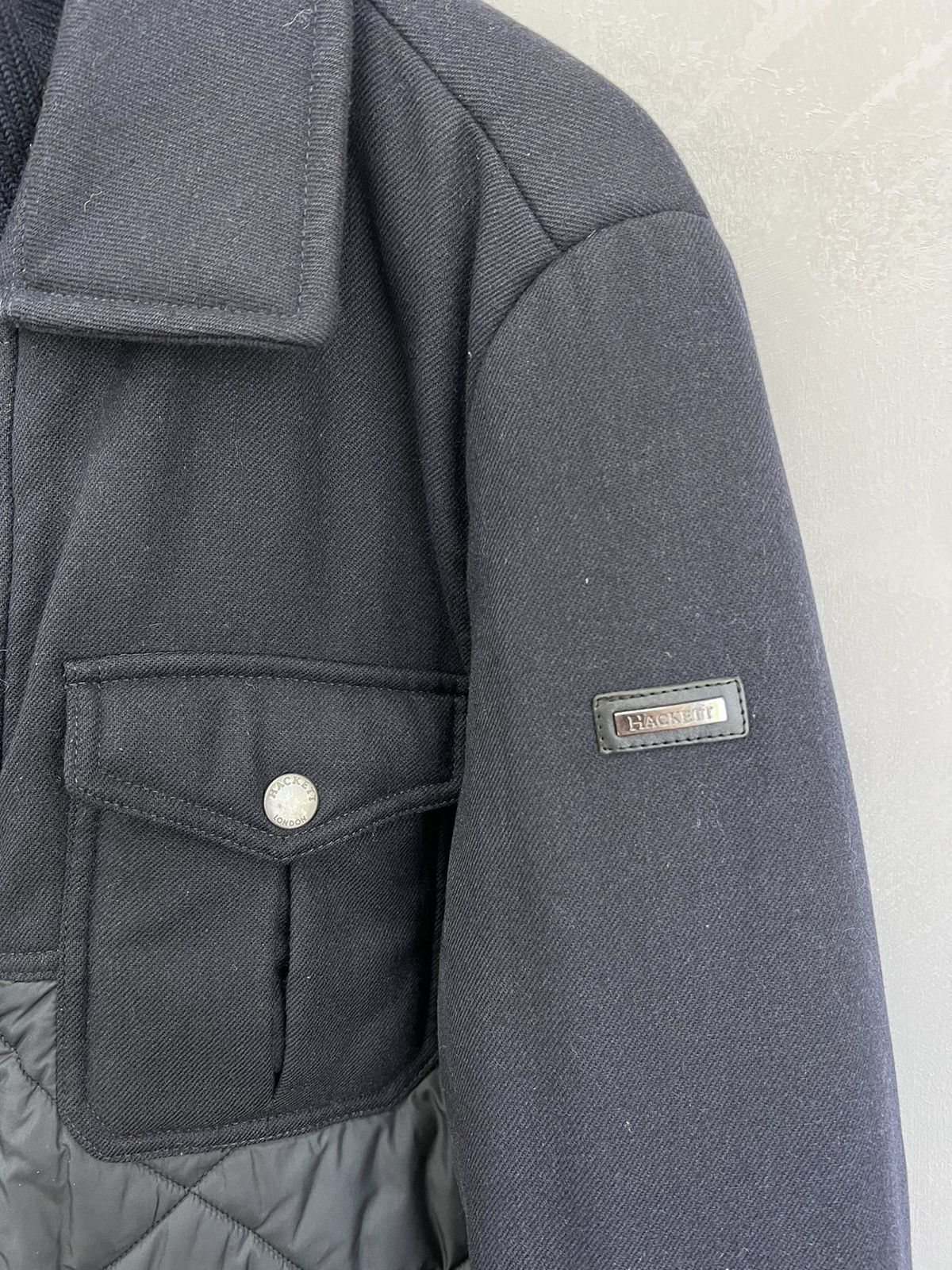 Hackett Mens Hackett London Navy Blue Jacket size L Size US M / EU 48-50 / 2 - 8 Thumbnail