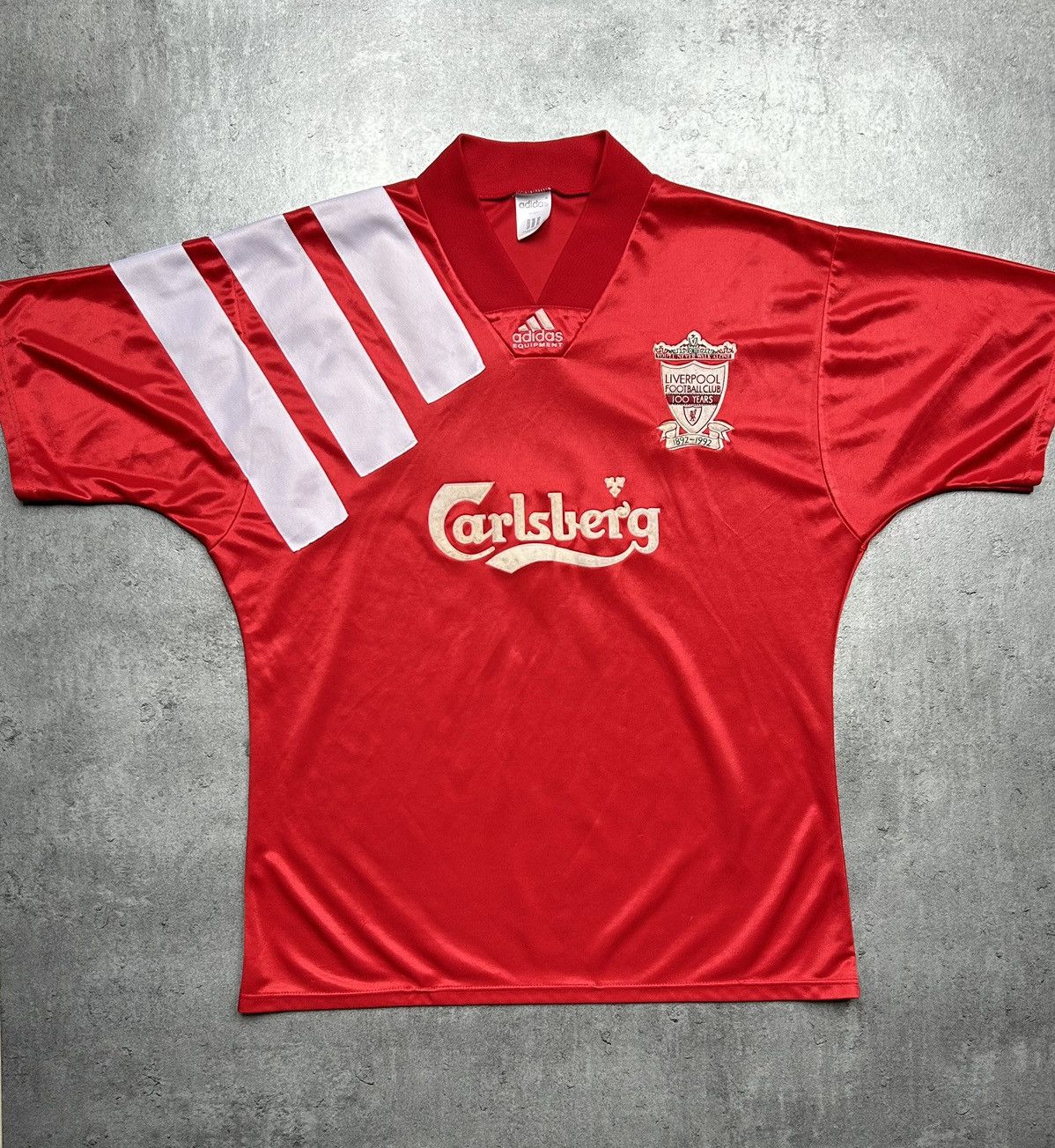 Adidas Vintage Liverpool 1992-93 Home Shirt Adidas Carlsberg Size US L / EU 52-54 / 3 - 1 Thumbnail