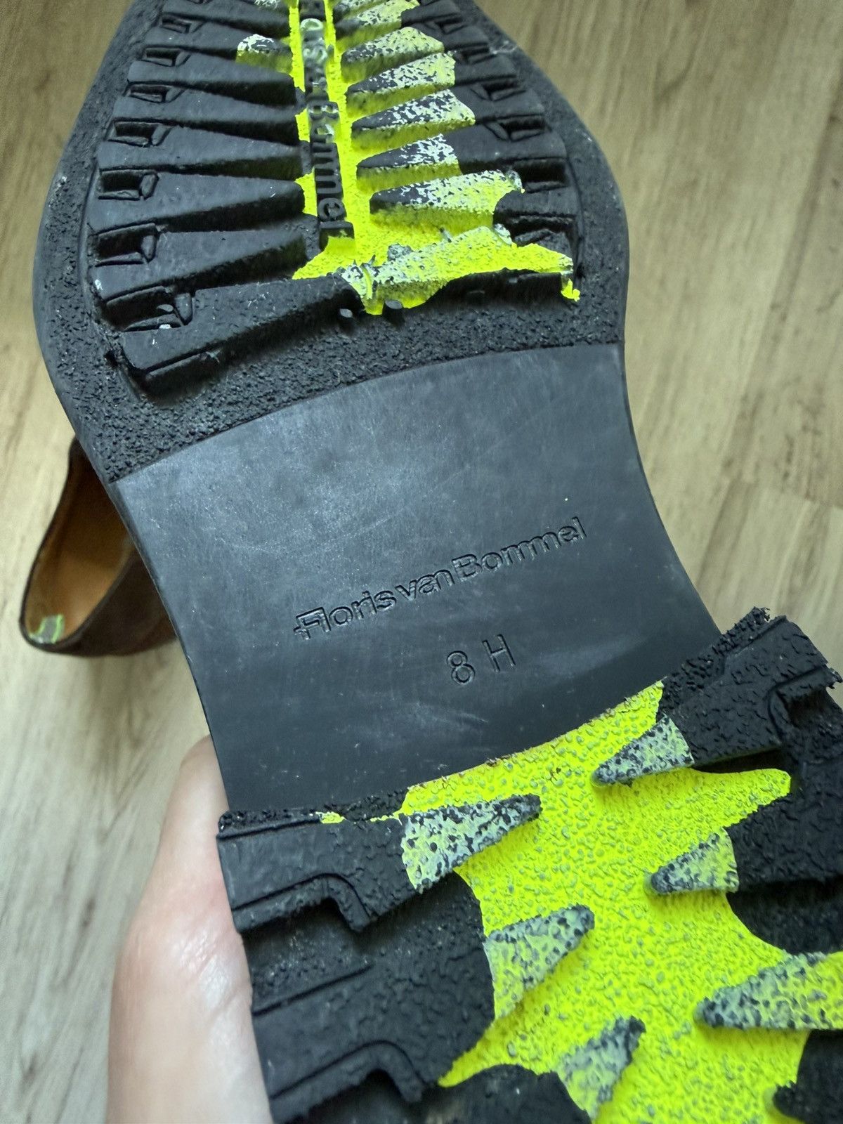Floris van Bommel Floris van Bommel Suede Derby Shoes Neon Lug Sole 42 Size US 9 / EU 42 - 19 Thumbnail