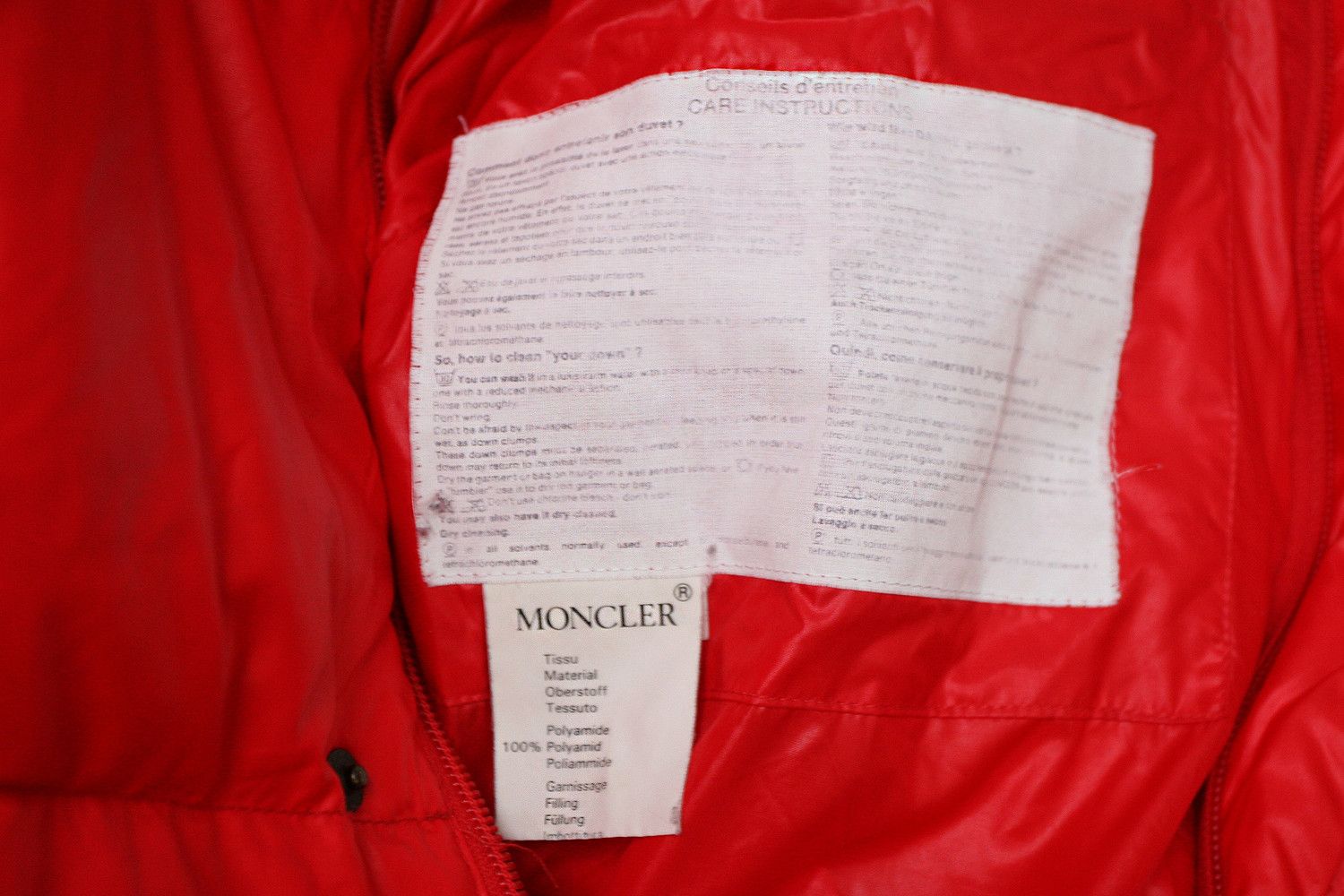 Moncler × Moncler Grenoble × Vintage Moncler Grenoble Vintage 1980s Puffer Down Red Jacket 3 L Size US L / EU 52-54 / 3 - 5 Thumbnail