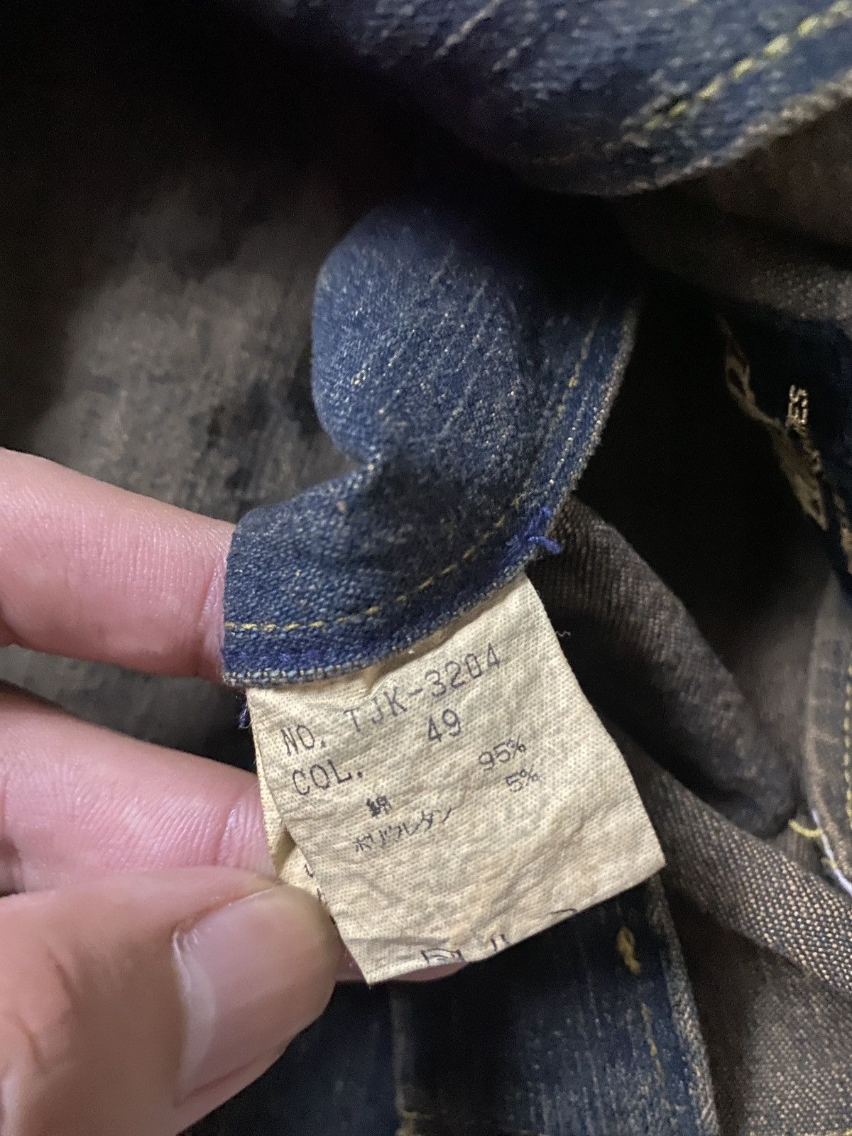 If Six Was Nine × Japanese Brand × Le Grande Bleu (L.G.B.) 2000's Tornado Mart Mudwash Fringe Tribal Denim Coat Size US M / EU 48-50 / 2 - 11 Thumbnail