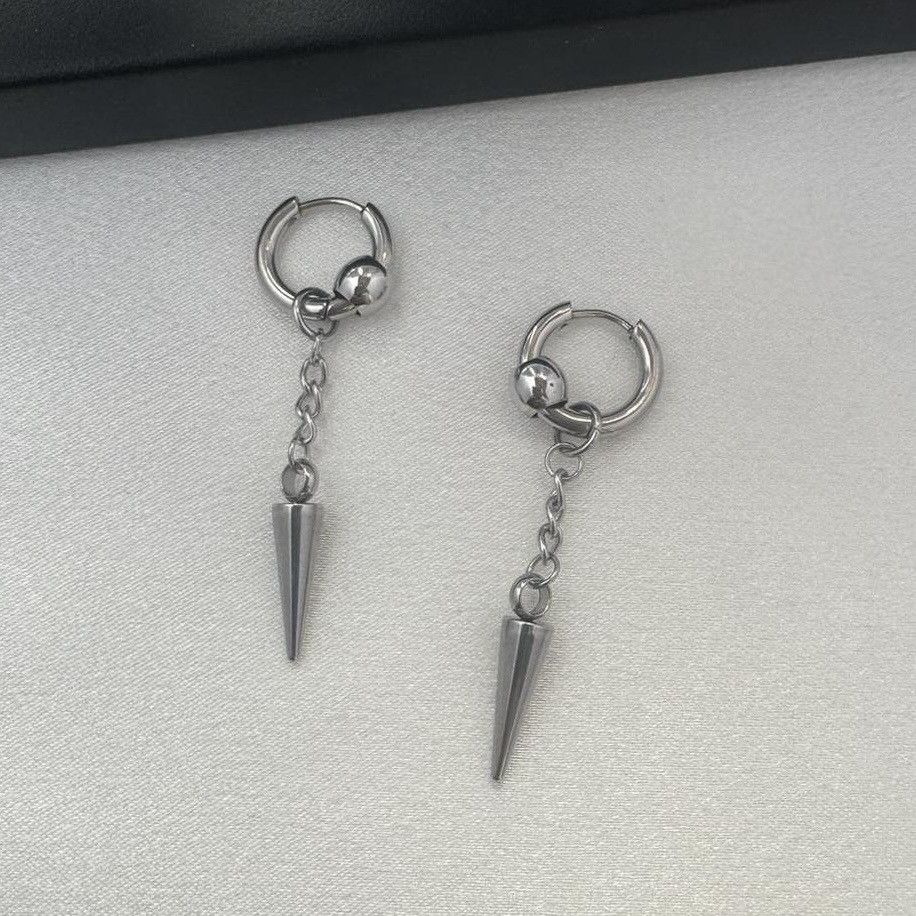 Other Triangle Cone Dangle Drop Earrings for Men Women Unisex Size ONE SIZE - 1 Thumbnail