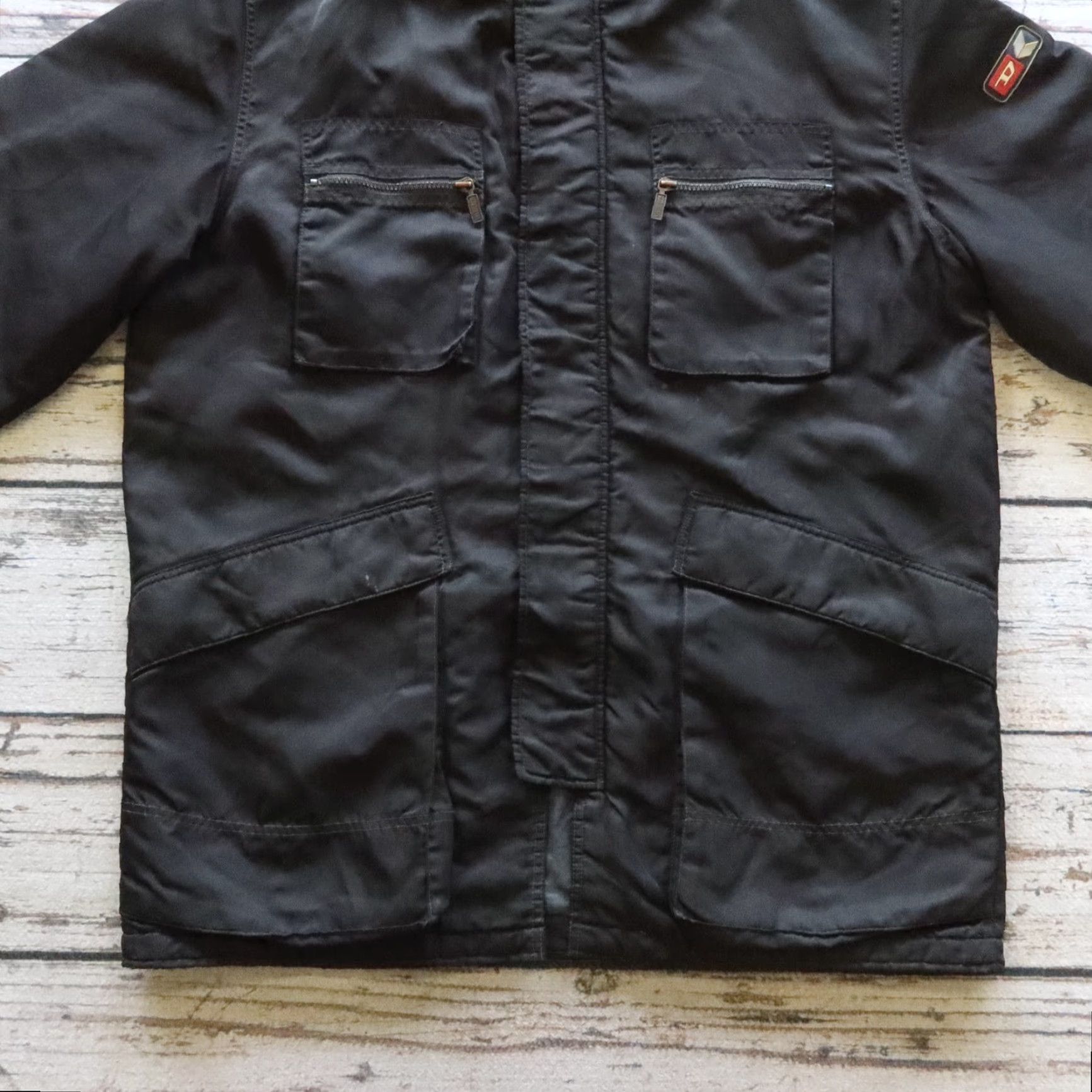 Diesel VINTAGE Diesel Parka Jacket Mens XL Black Jacket - Parka, Diesel, XL, Black, Vintage, Men, Jacket, Parka, XL Size US XL / EU 56 / 4 - 3 Thumbnail