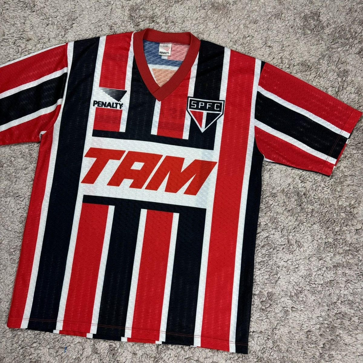 Penalty × Vintage Vintage Penalty Sao Paulo Jersey Size US L / EU 52-54 / 3 - 4 Thumbnail