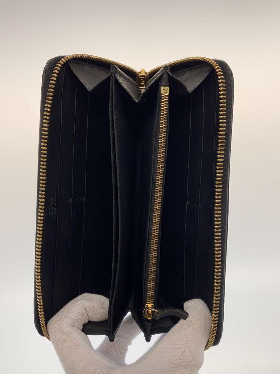 Fendi Fendi Leather Long Wallet Black Size ONE SIZE - 4 Thumbnail