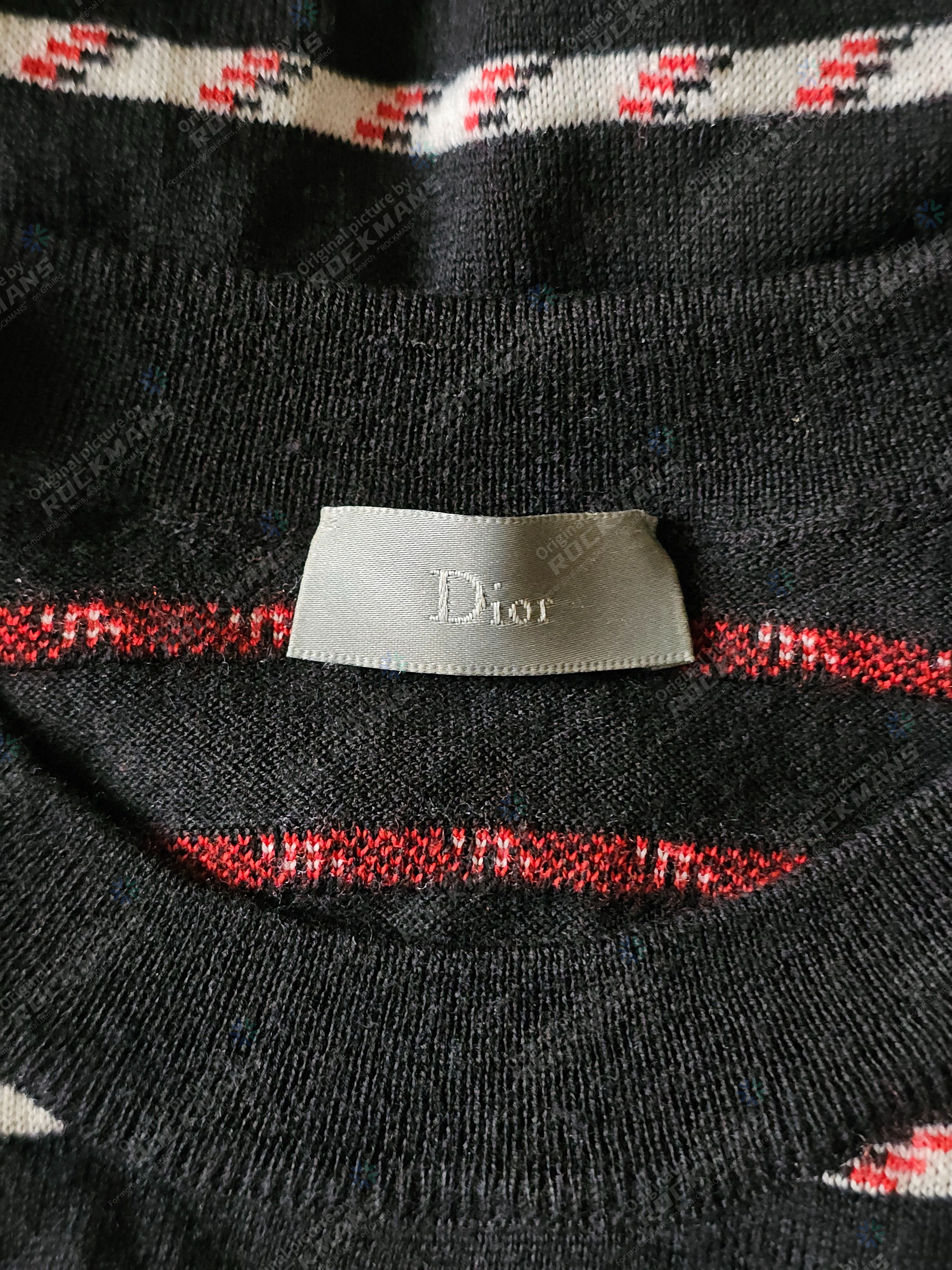 Dior Dior Men's Knit Sweater Size XL Like L Size US XL / EU 56 / 4 - 6 Thumbnail