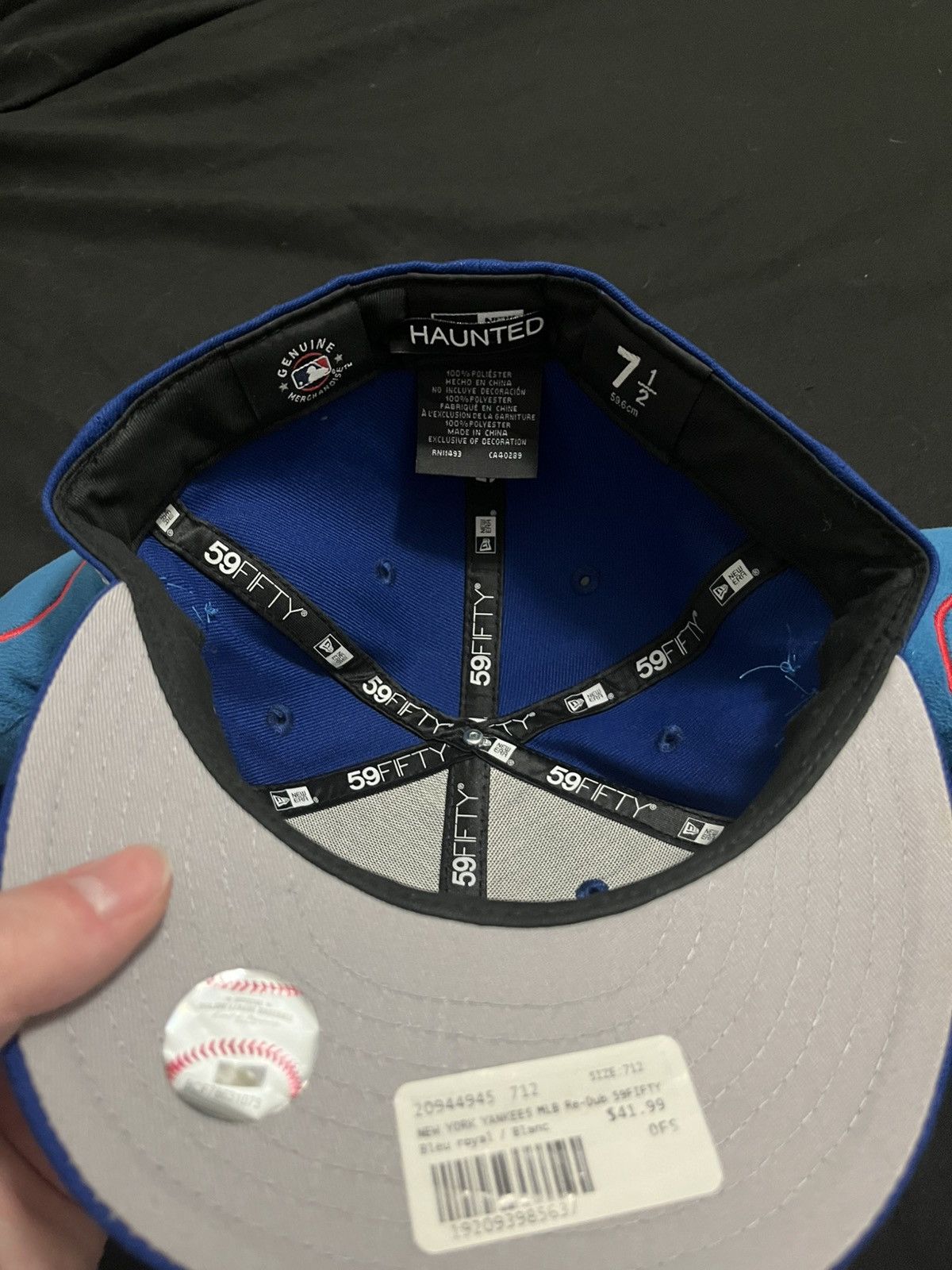 New York Yankees Ny Yankees 59 fifty fitted hat kyogre size 7 1/2 Size ONE SIZE - 4 Thumbnail