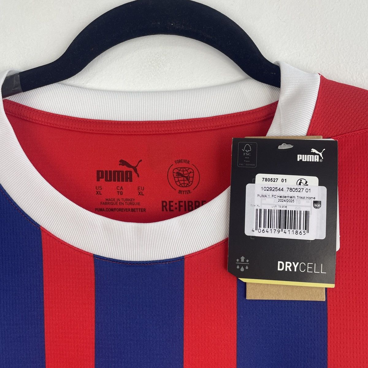 Puma 1. FC Heidenheim Home Jersey Men’s Shirt 2024/2025 BNWT Size US XL / EU 56 / 4 - 3 Thumbnail