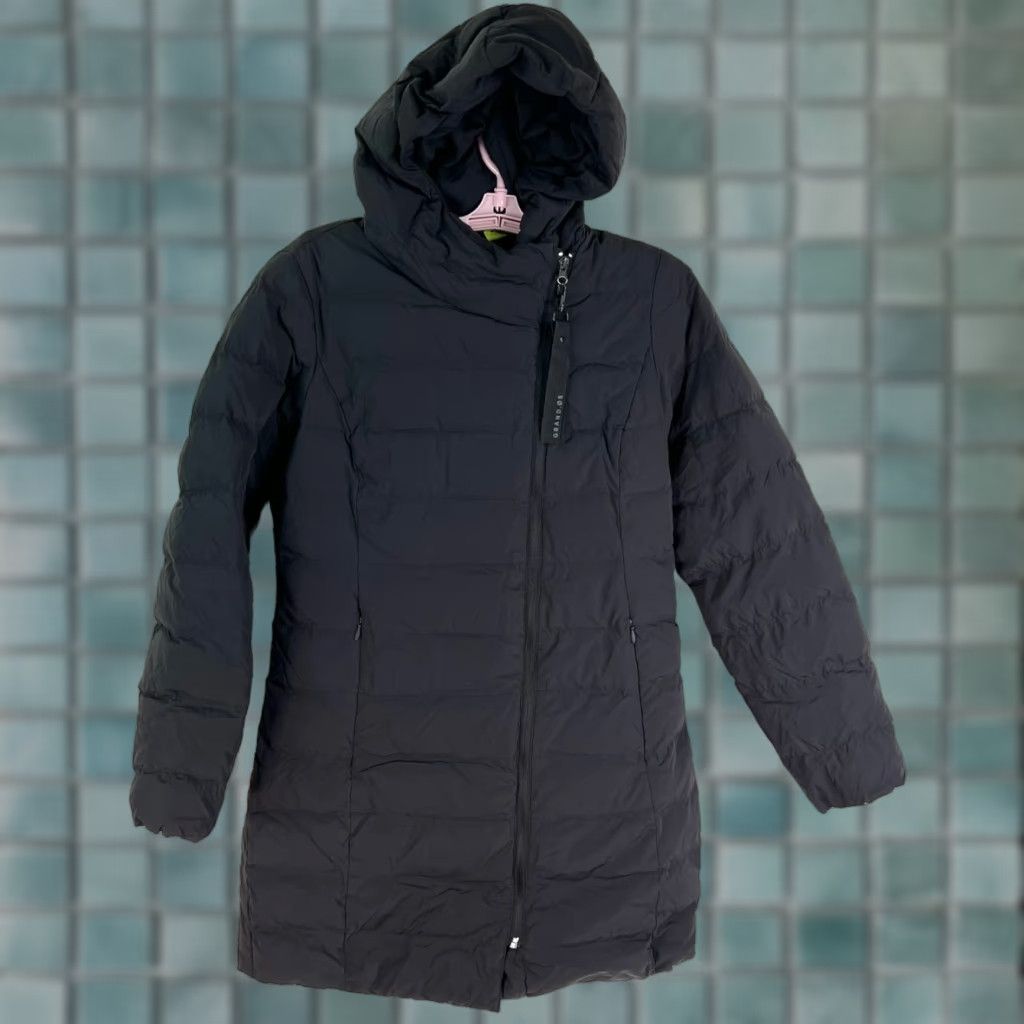Cole Haan Cole Haan Grand.OS Quilted Down Hooded Puffer Coat Women's Black Sz. Small Size S / US 4 / IT 40 - 1 Thumbnail