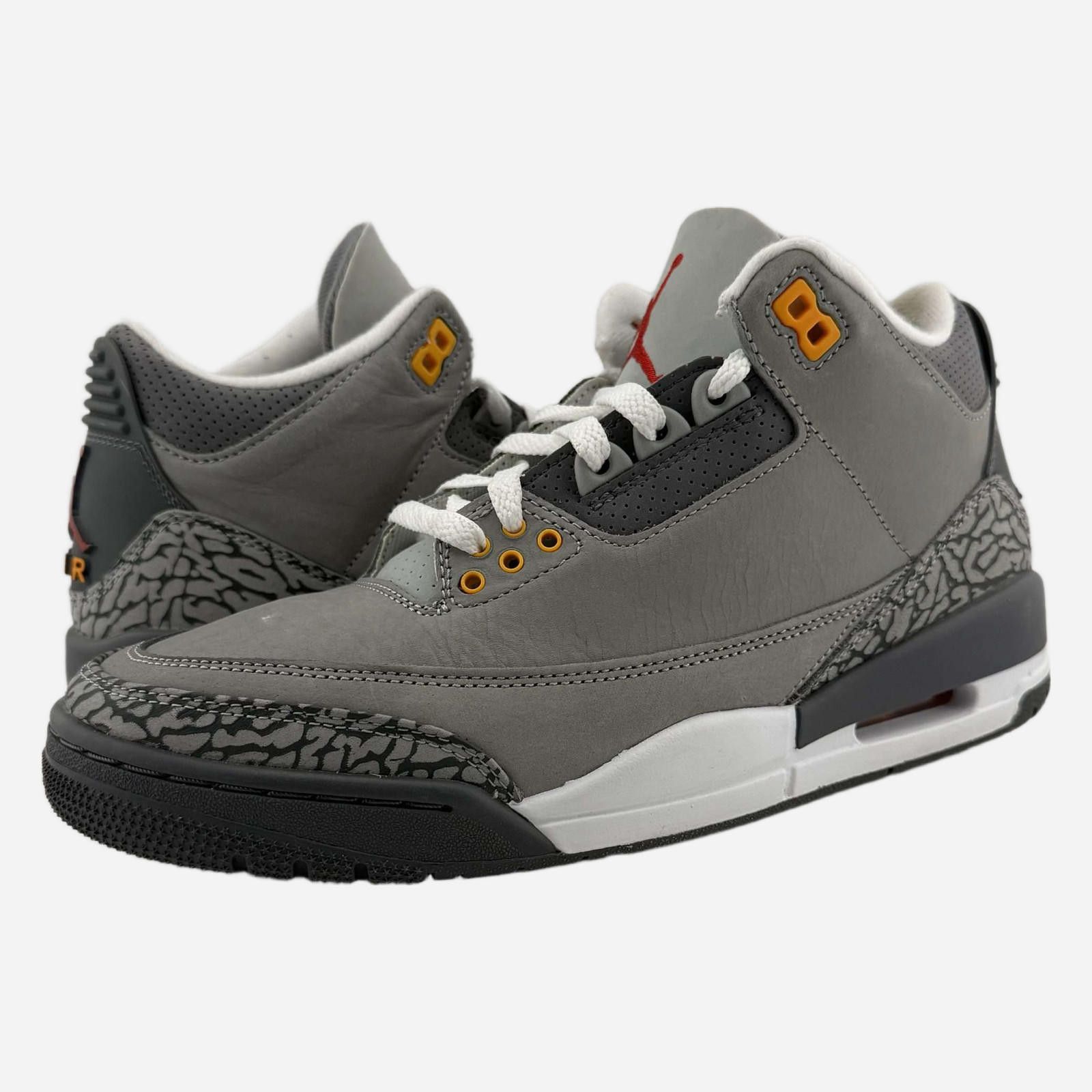Jordan Brand Air Jordan 3 Retro Cool Grey 8 Used with Box D4836 Size US 8 / EU 41 - 1 Thumbnail