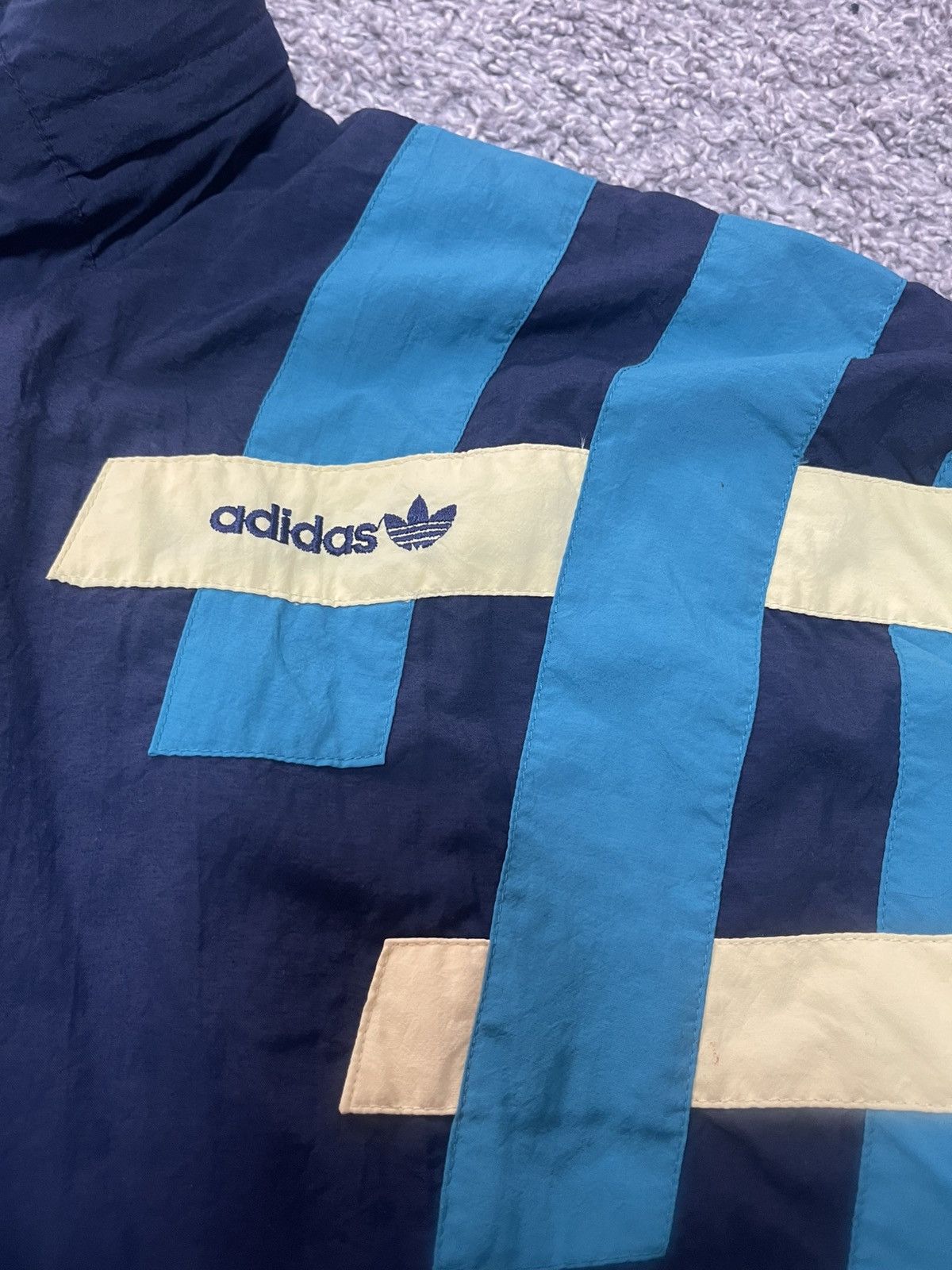 Adidas Adidas Retro Track Jacket Zip Vintage RARE size XL Size US L / EU 52-54 / 3 - 7 Thumbnail