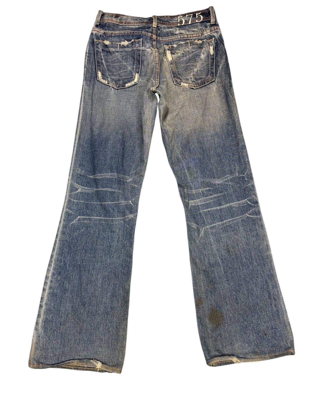 Other 575 Distressed Flared Denim Jeans. S016 Size US 29 - 2 Thumbnail