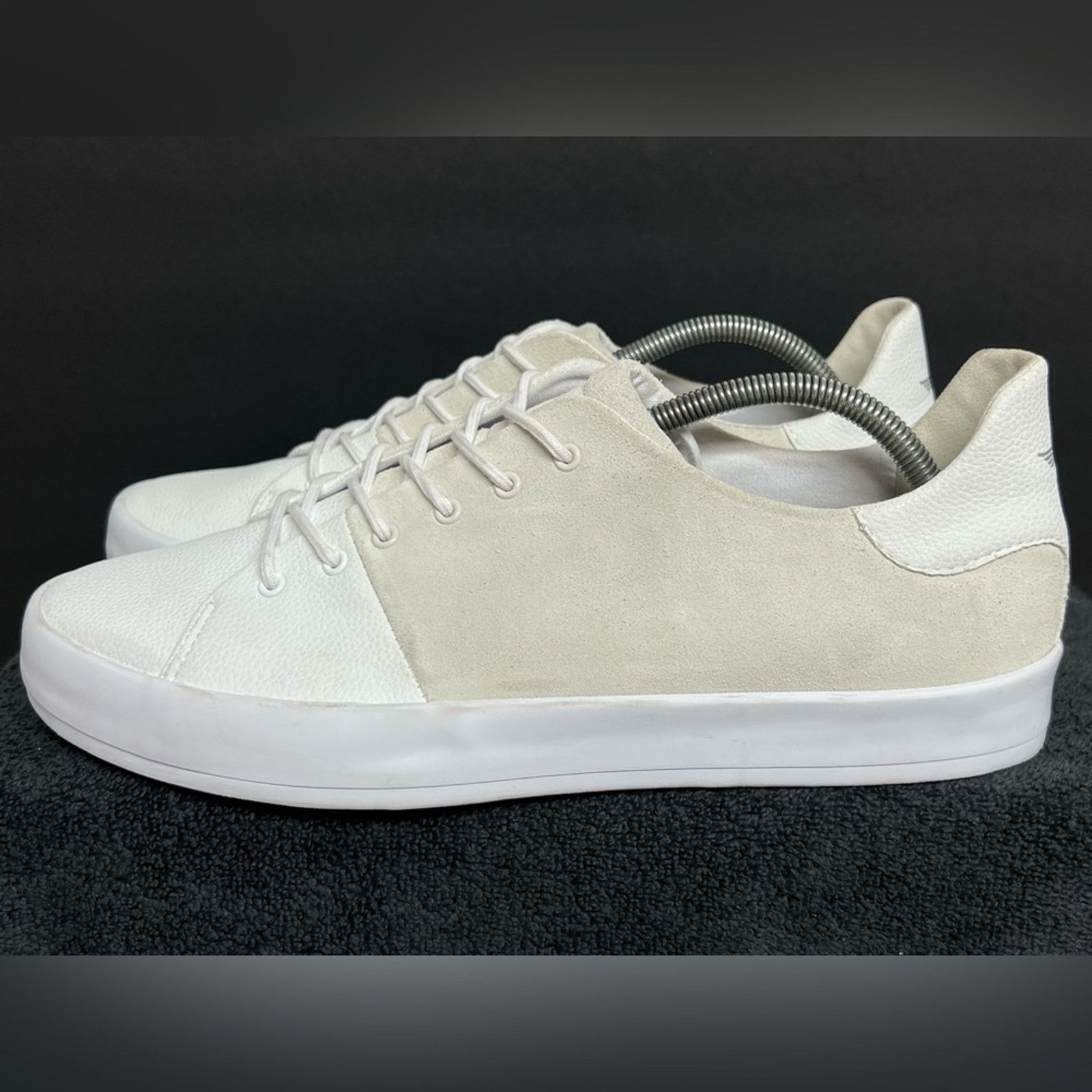 Creative Recreation Creative Recreation Carda White Suede Leather Shoes SZ 11.5 Size US 11.5 / EU 44-45 - 1 Thumbnail
