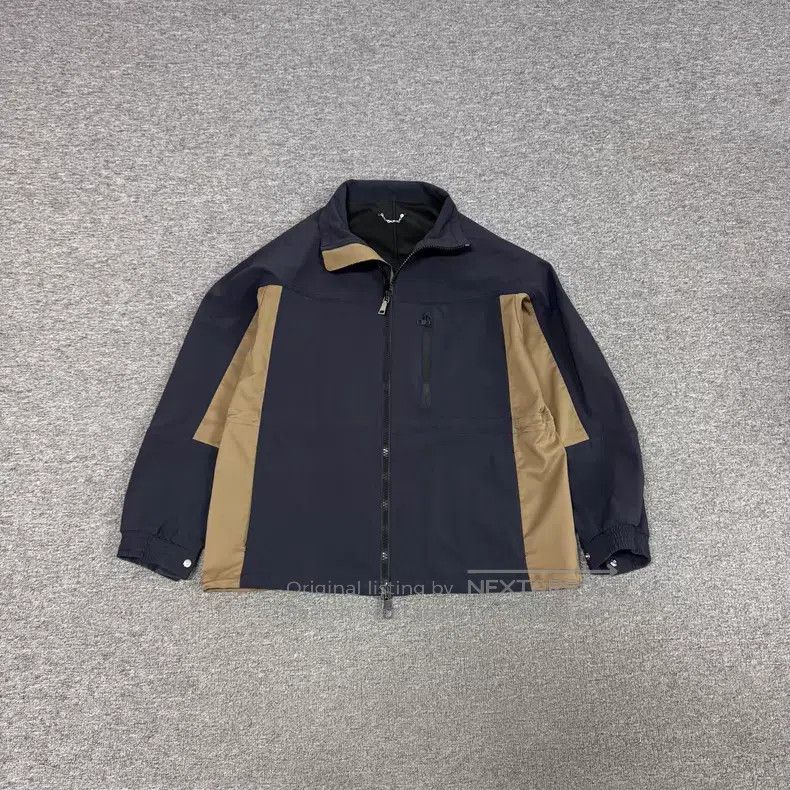 Louis Vuitton Louis Vuitton Navy Blue Khaki Functional Collar Jacket Size US M / EU 48-50 / 2 - 1 Thumbnail
