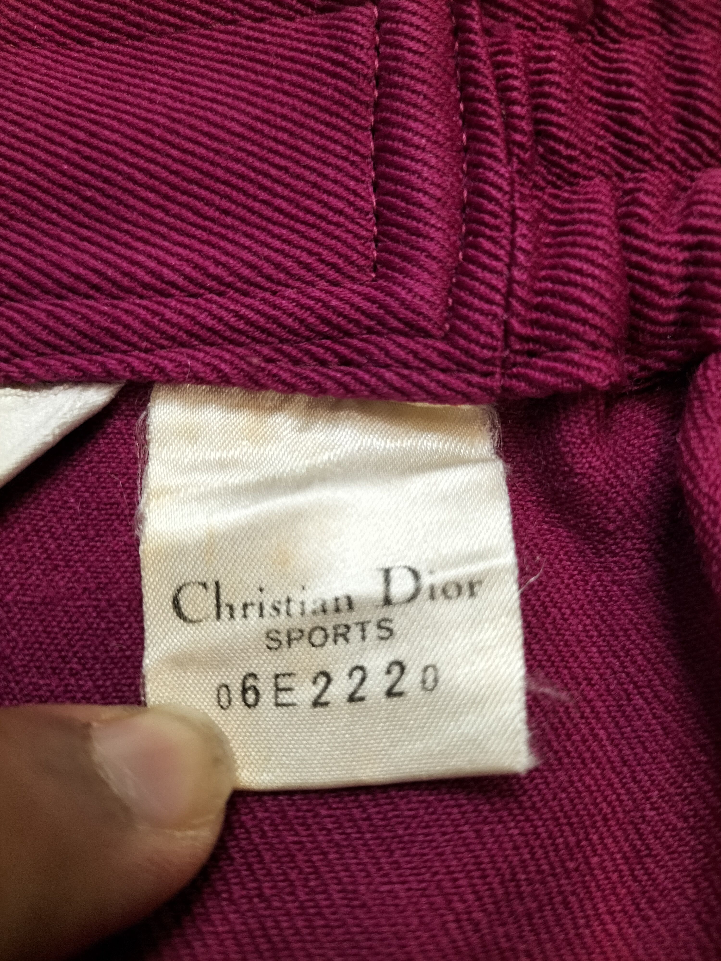 Christian Dior Monsieur Christian Dior Sport Pants Pink Size 24" / US 00 / IT 34 - 3 Thumbnail
