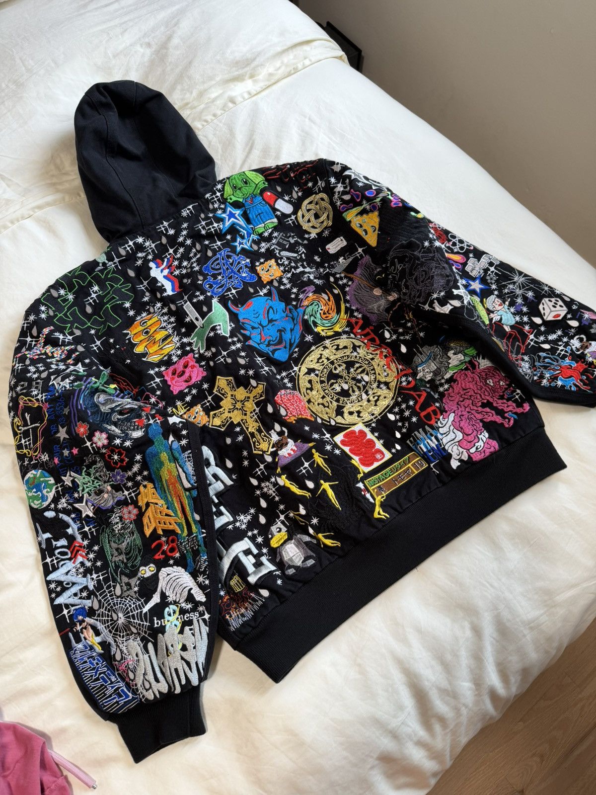 Supreme SS25 AOI Embroidered Hooded Work Jacket Size US M / EU 48-50 / 2 - 3 Thumbnail