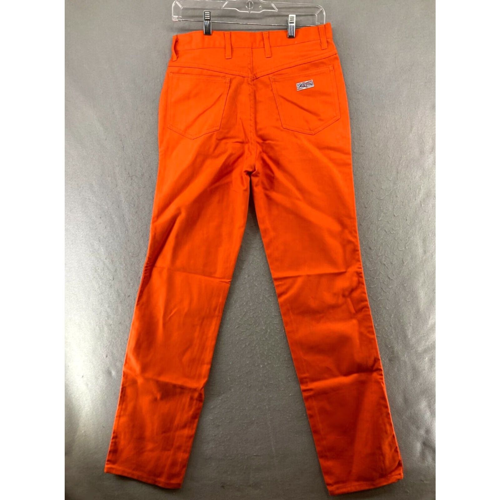 Vintage VINTAGE Liberty Work Pants 31x36 Orange Denim Straight Fit NWT USA Mens Size US 31 - 6 Thumbnail