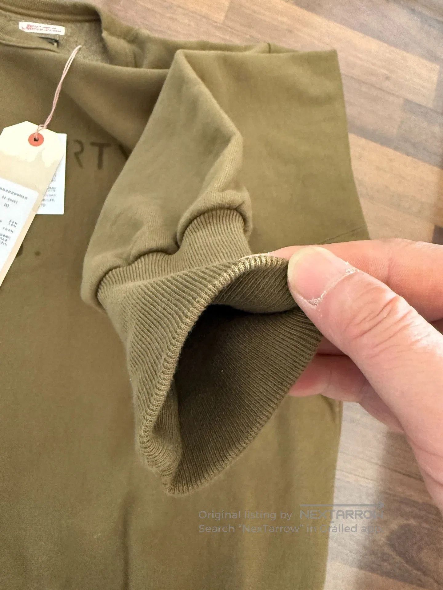 Gypsy GYPSY SONS 80s US Retro Khaki Green Sweatshirt. Size US XS / EU 42 / 0 - 3 Thumbnail