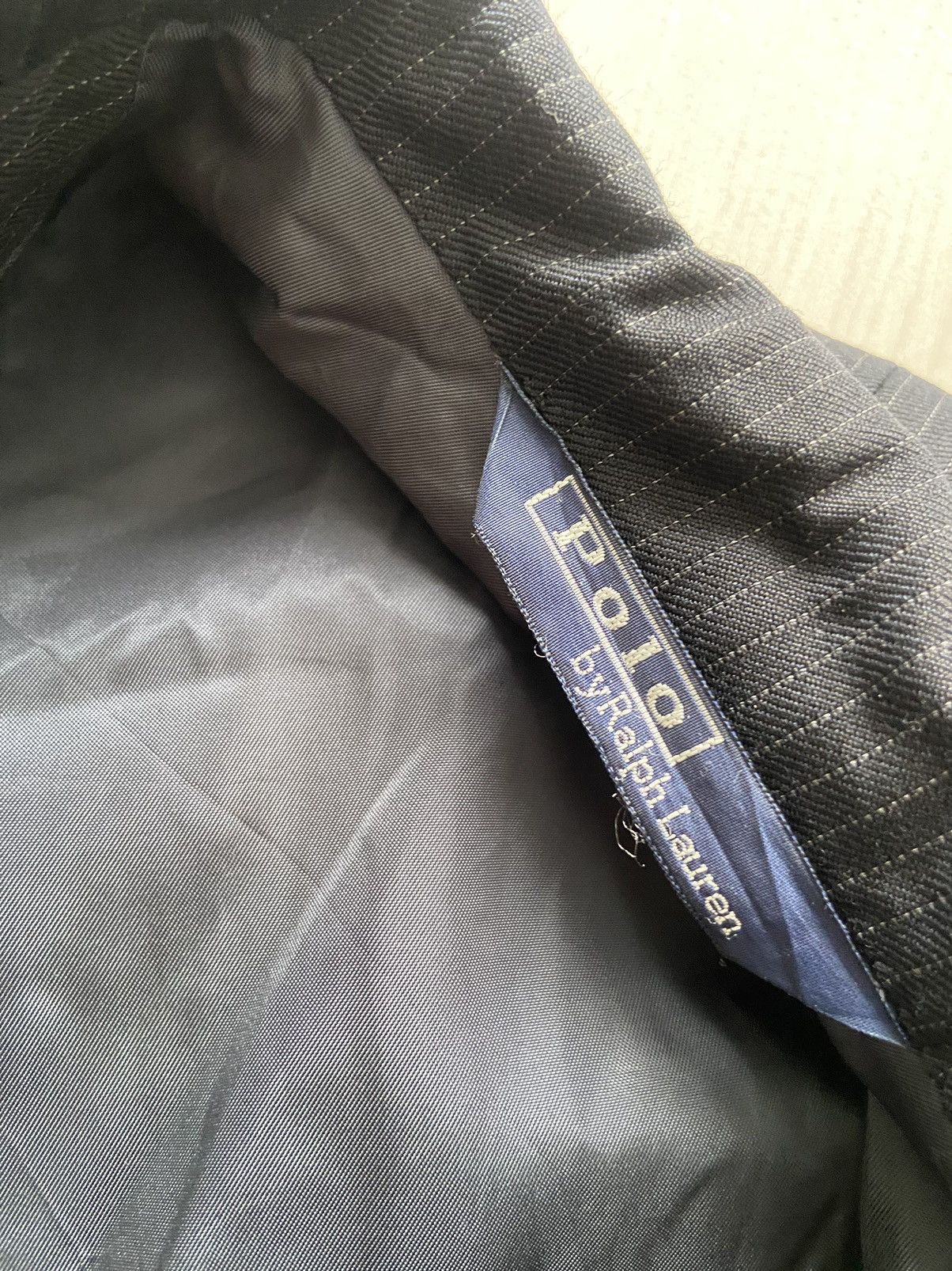 Polo Ralph Lauren Vintage 1990’s Polo Ralph Lauren Stripe Black Blazer Jacket Size 40R - 8 Thumbnail