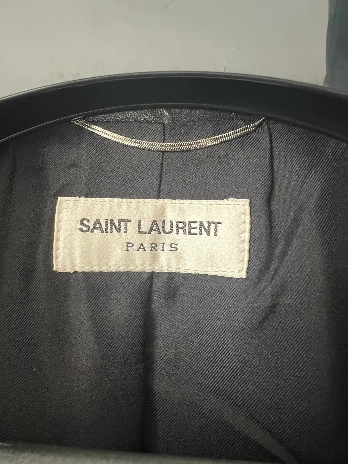 Saint Laurent Paris Surf sound leather jacket Size US M / EU 48-50 / 2 - 10 Thumbnail
