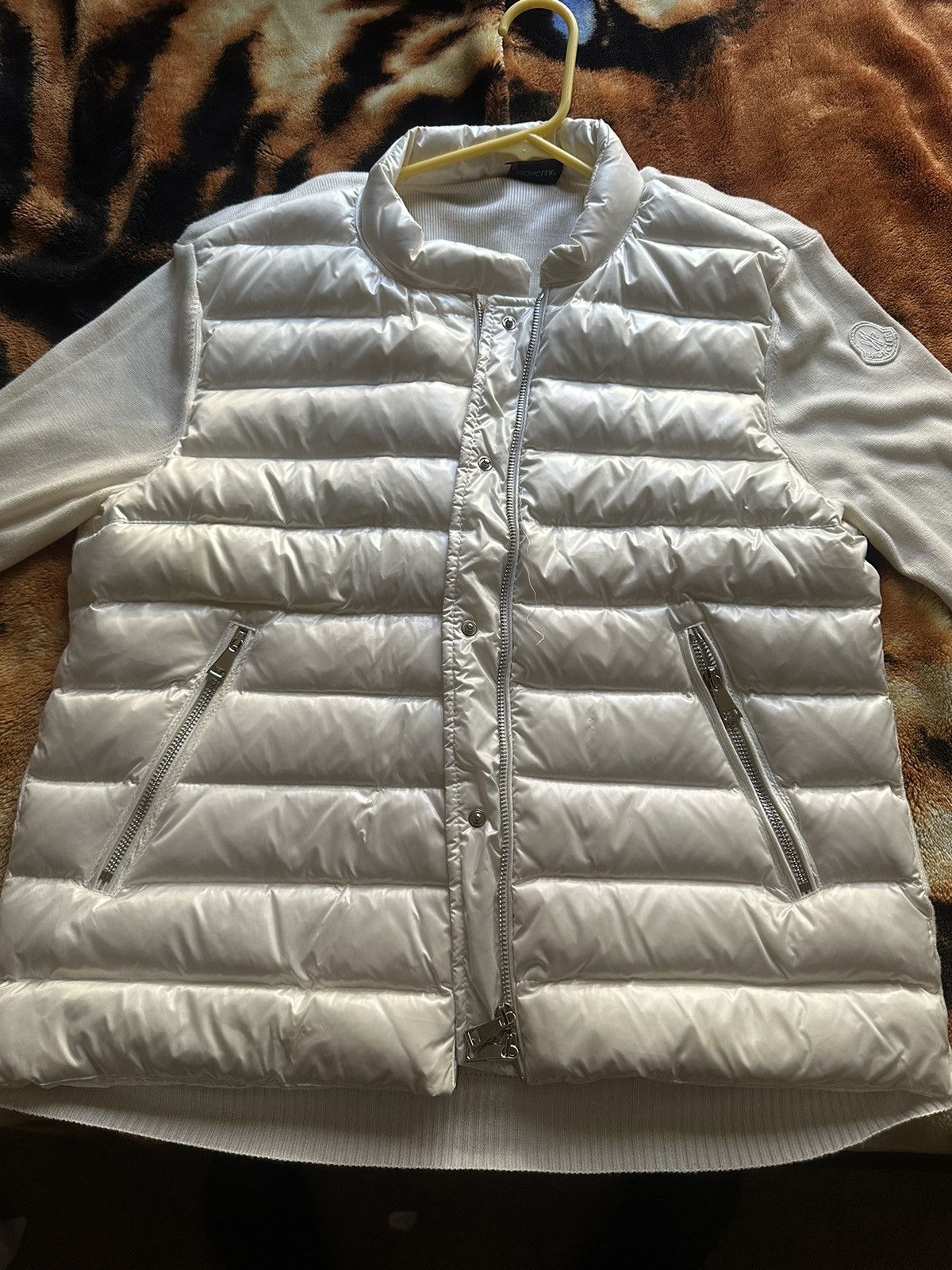 image of Moncler Women Puffer Jacket in White