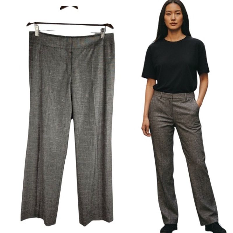 Escada Escada Virgin Wool Silk Dress Pants High Rise WIde Leg M Size 27" / US 4 / IT 40 - 1 Thumbnail