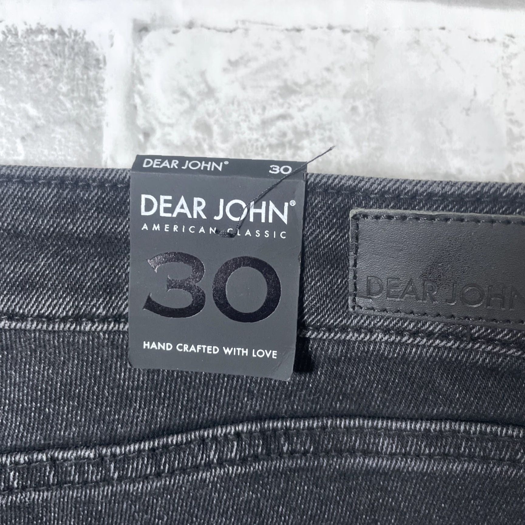 Denime NWT Dear John Jeans Distressed Black Womens Size 30 Inseam 27 Straight Denim Package Distressed Black Jeans Womens NWT Dear John Size 30" / US 8 / IT 44 - 8 Thumbnail