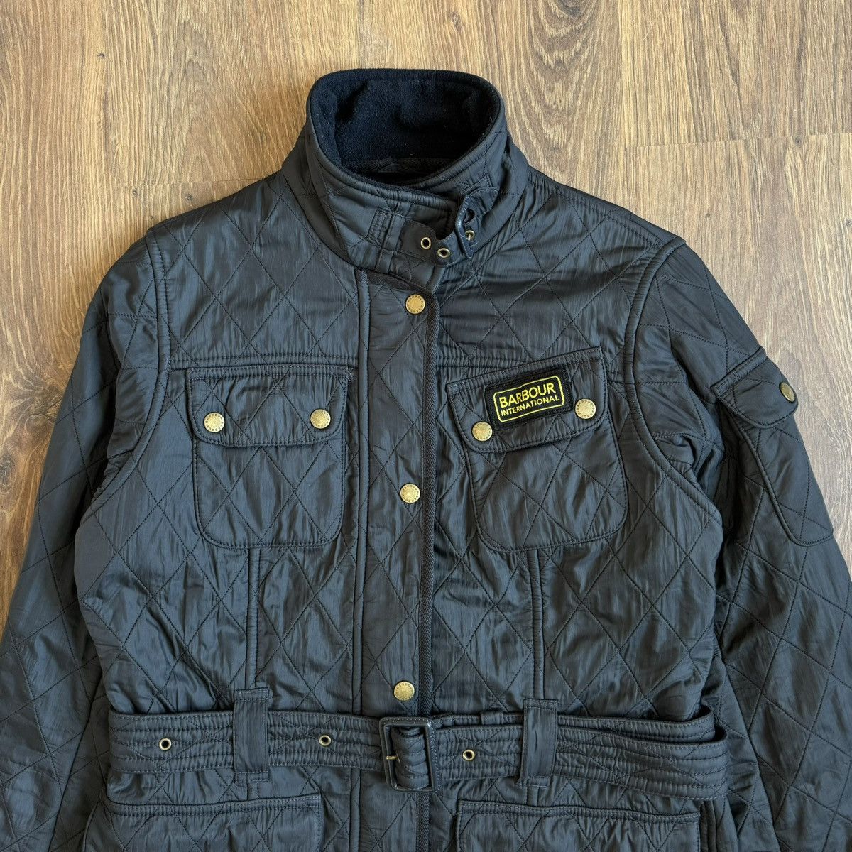 Barbour Barbour International Quilted Belted Jacket Black Women’s Size M / US 6-8 / IT 42-44 - 2 Thumbnail