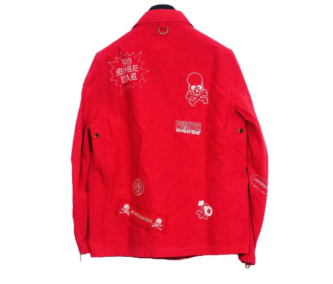 Mastermind Japan mastermind Japan MMJ Red Graffiti Embroidery Jacket Size US M / EU 48-50 / 2 - 1 Thumbnail