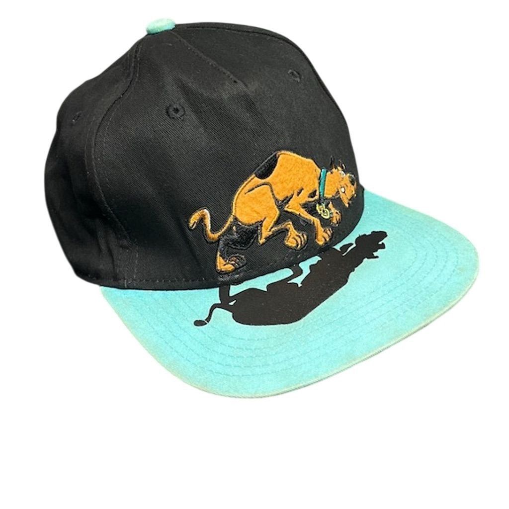Cartoon Network Y2K Flatbill Scooby-Doo Black and Teal Cap Size ONE SIZE - 1 Thumbnail
