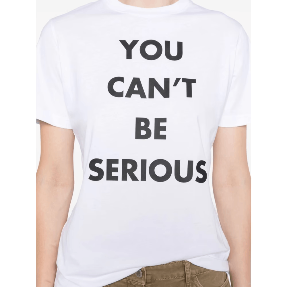 Moschino o1s22i1n0824 Crew Neck Short Sleeve T-Shirt in White Size XS / US 0-2 / IT 36-38 - 5 Thumbnail