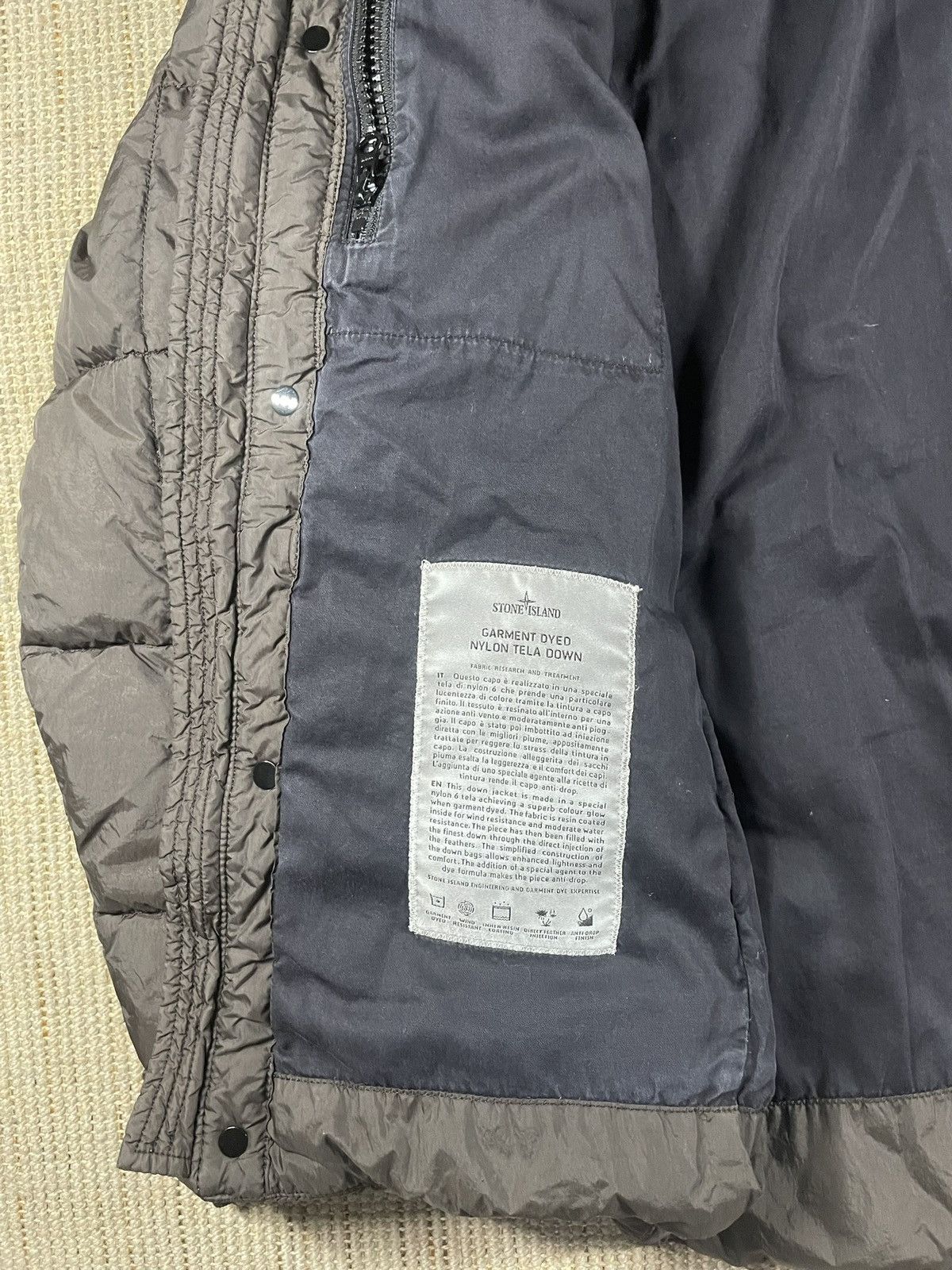 Stone Island Abrigo Garment Dyed Nylon Tela down Stone Island Size US M / EU 48-50 / 2 - 8 Thumbnail