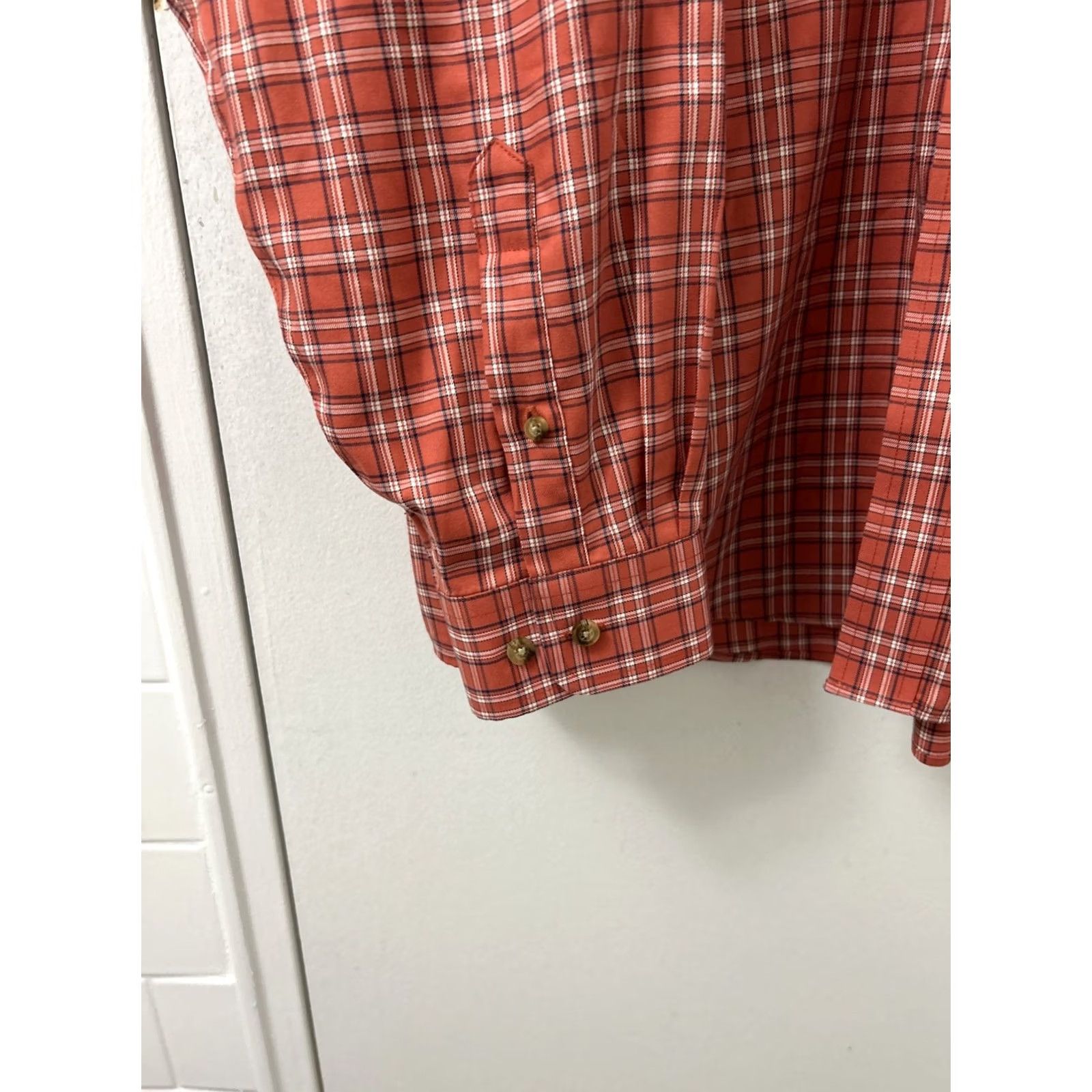 Vintage VINTAGE LL Bean Shirt Mens XL Red Plaid Kennebunk Sport Traditional Button Down 503307 Size US XL / EU 56 / 4 - 7 Thumbnail