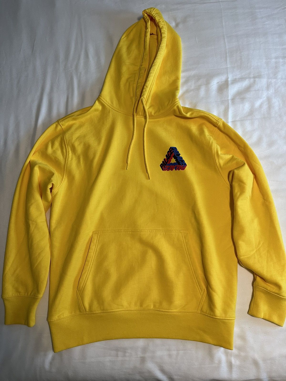 image of Palace Yellow Hoodie, Men's (Size Large)