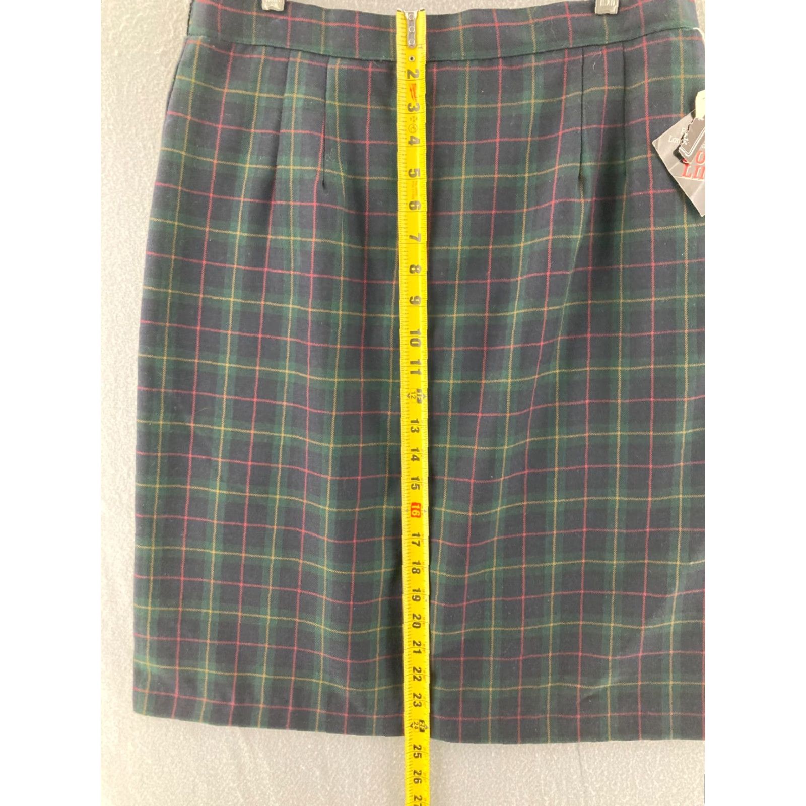 Vintage VINTAGE Christy Girl Skirt Womens 16 Petite Tartan Plaid USA Made Size 38" / US 16 / IT 52 - 4 Thumbnail