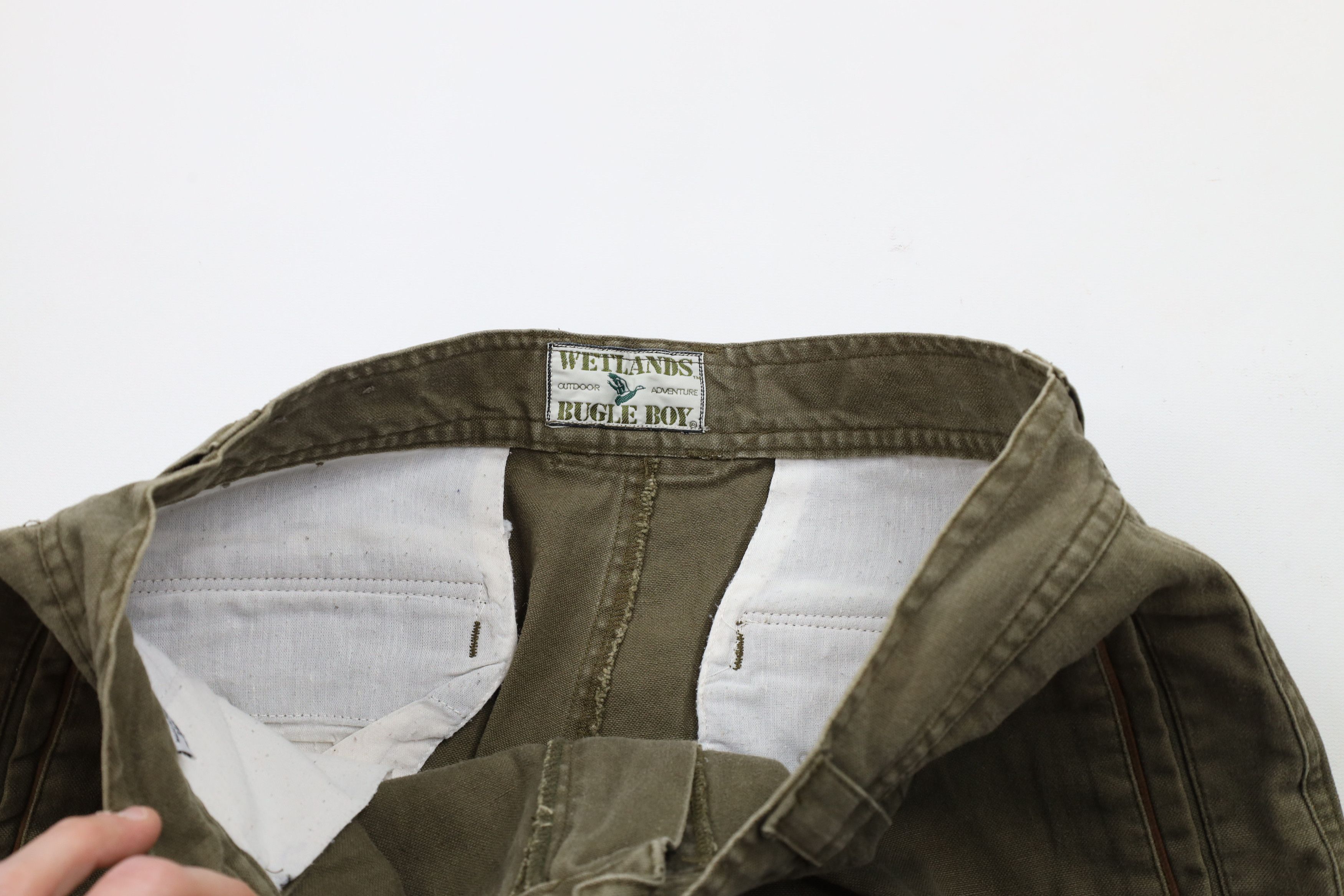 Vintage Vintage 90s Streetwear Pleated Military Surplus Cargo Pants Size US 34 / EU 50 - 8 Thumbnail
