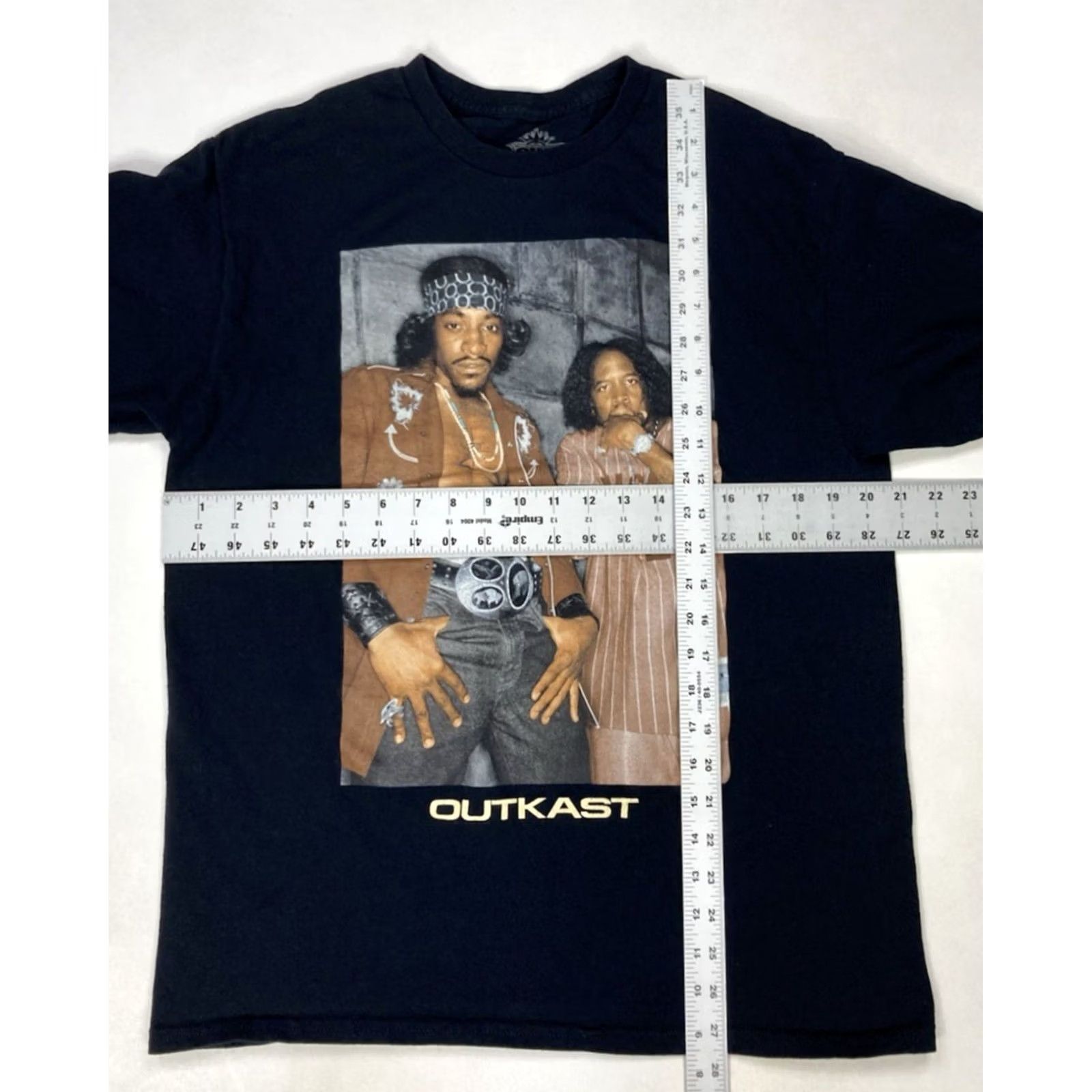 Vintage Outkast Shirt Men Medium Black Short Sleeve Crew Neck Graphic Print T-Shirt Hip Hop Music Size US M / EU 48-50 / 2 - 5 Thumbnail