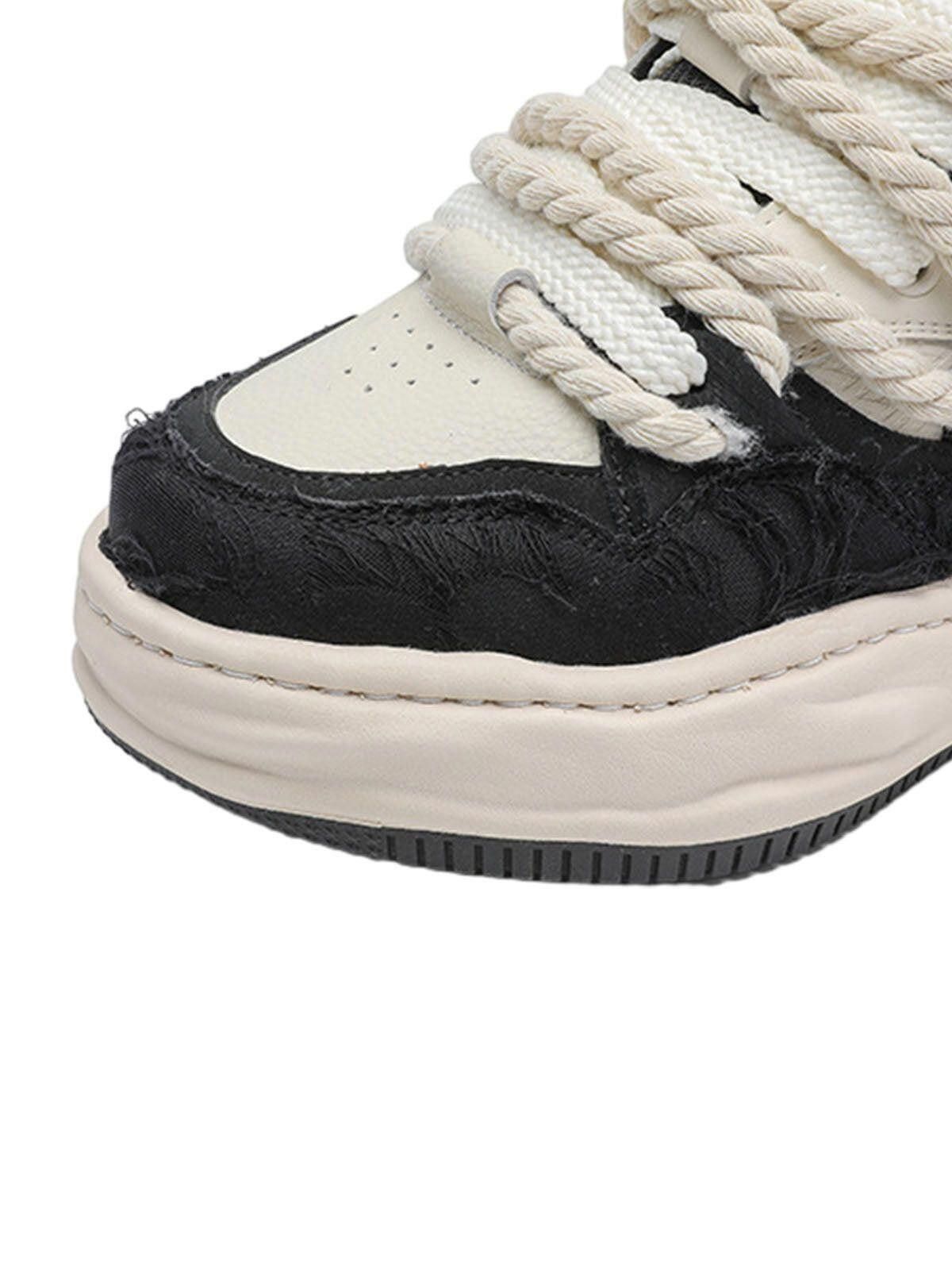 Other Rope Lace Platform Sneakers Size US 8 / EU 41 - 7 Thumbnail