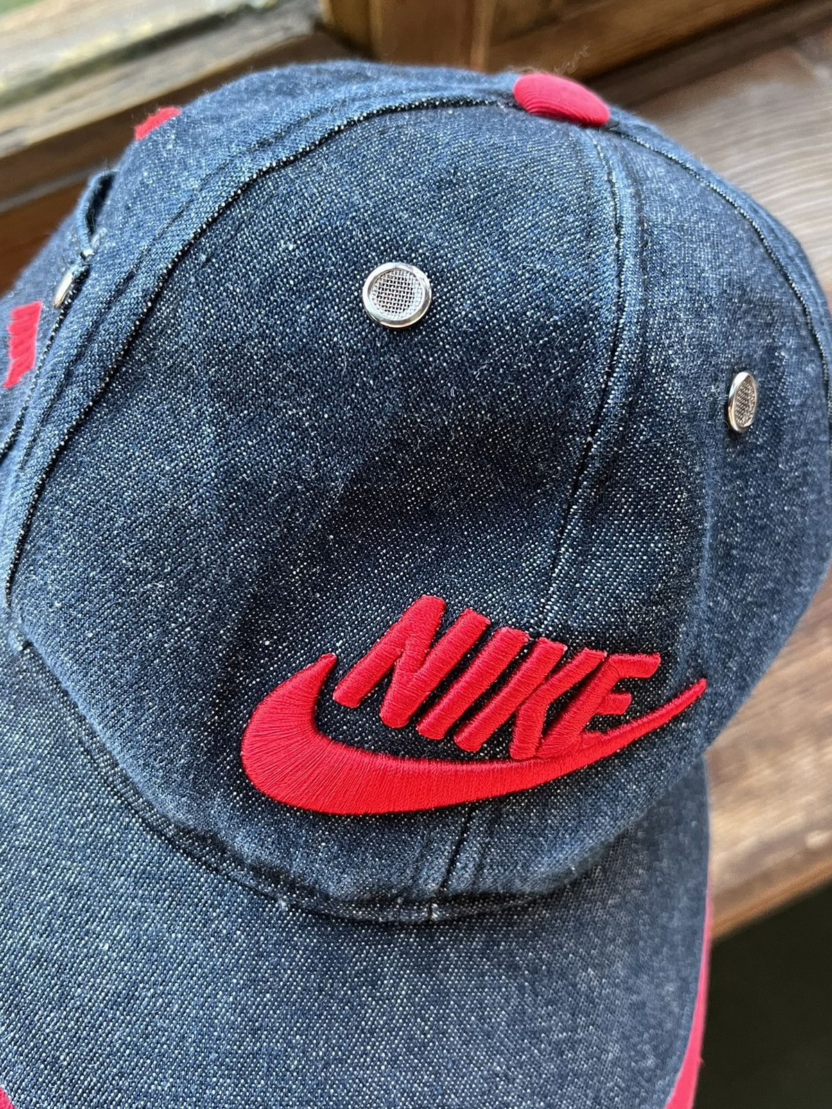 Nike Vintage Hat Nike Y2K Avant Garde Cap Size ONE SIZE - 12 Thumbnail