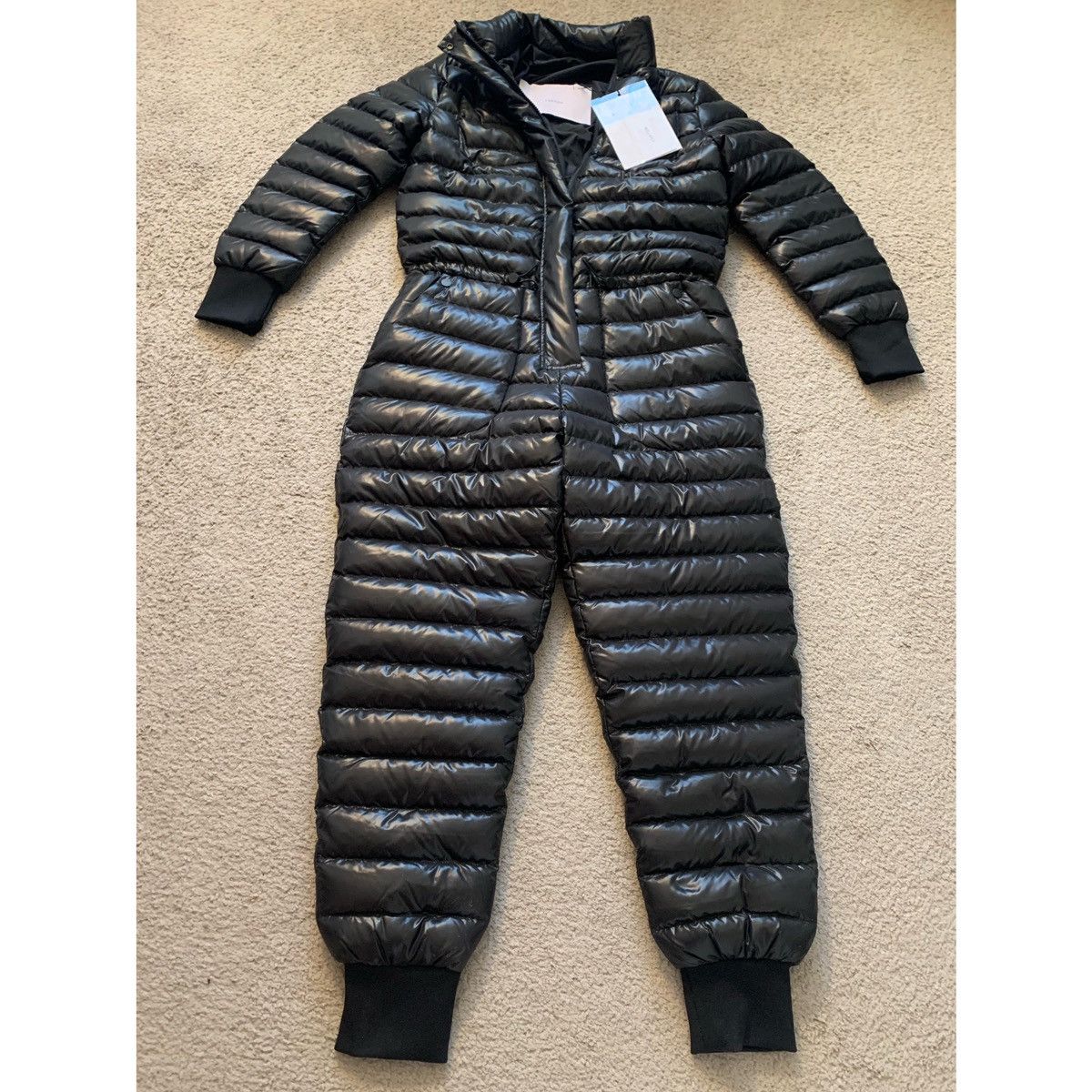 Other LUXTON BLACK DOWN PUFFER JUMPSUIT 2.1 Size L / US 10 / IT 46 - 1 Thumbnail