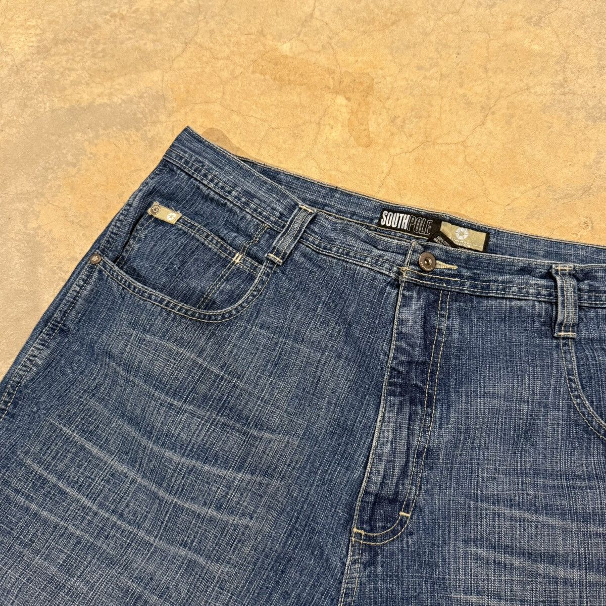 Southpole Vintage 2000s Southpole Baggy Faded Jorts Y2K Skater Grunge Size US 40 / EU 56 - 7 Thumbnail