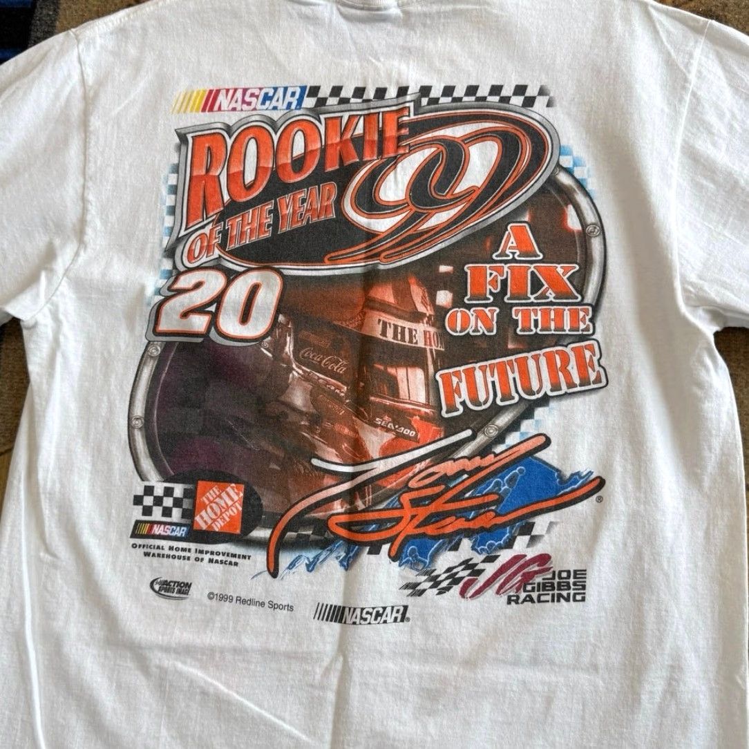 Chase Authentics VINTAGE 1999 Home Depot Nascar T-Shirt Men Medium White Short Sleeve Racing Cars 90s Sports Double Sided Size US M / EU 48-50 / 2 - 6 Thumbnail