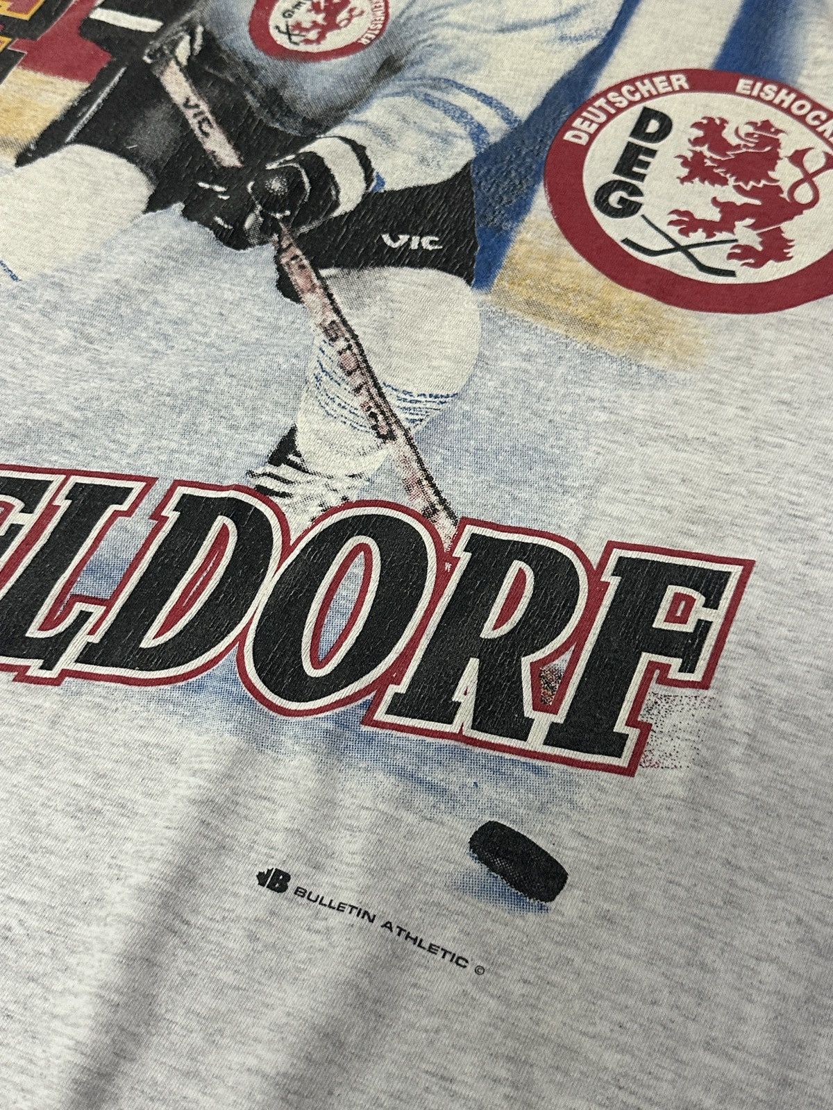 Vintage 90s Dusseldorf DEG Team Hockey Shirt XL Made in Canada Size US XL / EU 56 / 4 - 6 Thumbnail