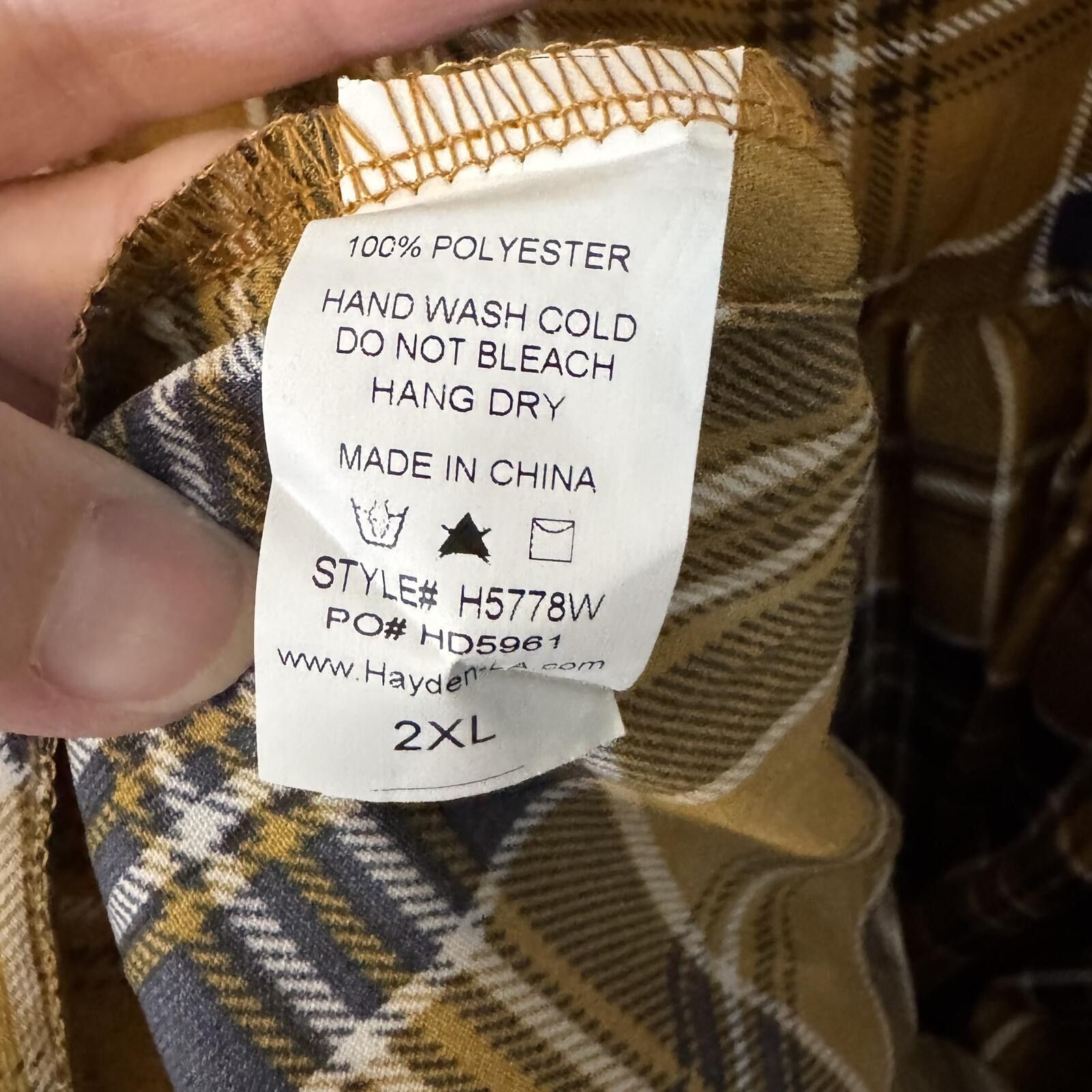 Hyden Yoo Hayden Mustard Plaid Dress with Floral Embroidery 2XL Size XS / US 0-2 / IT 36-38 - 6 Thumbnail