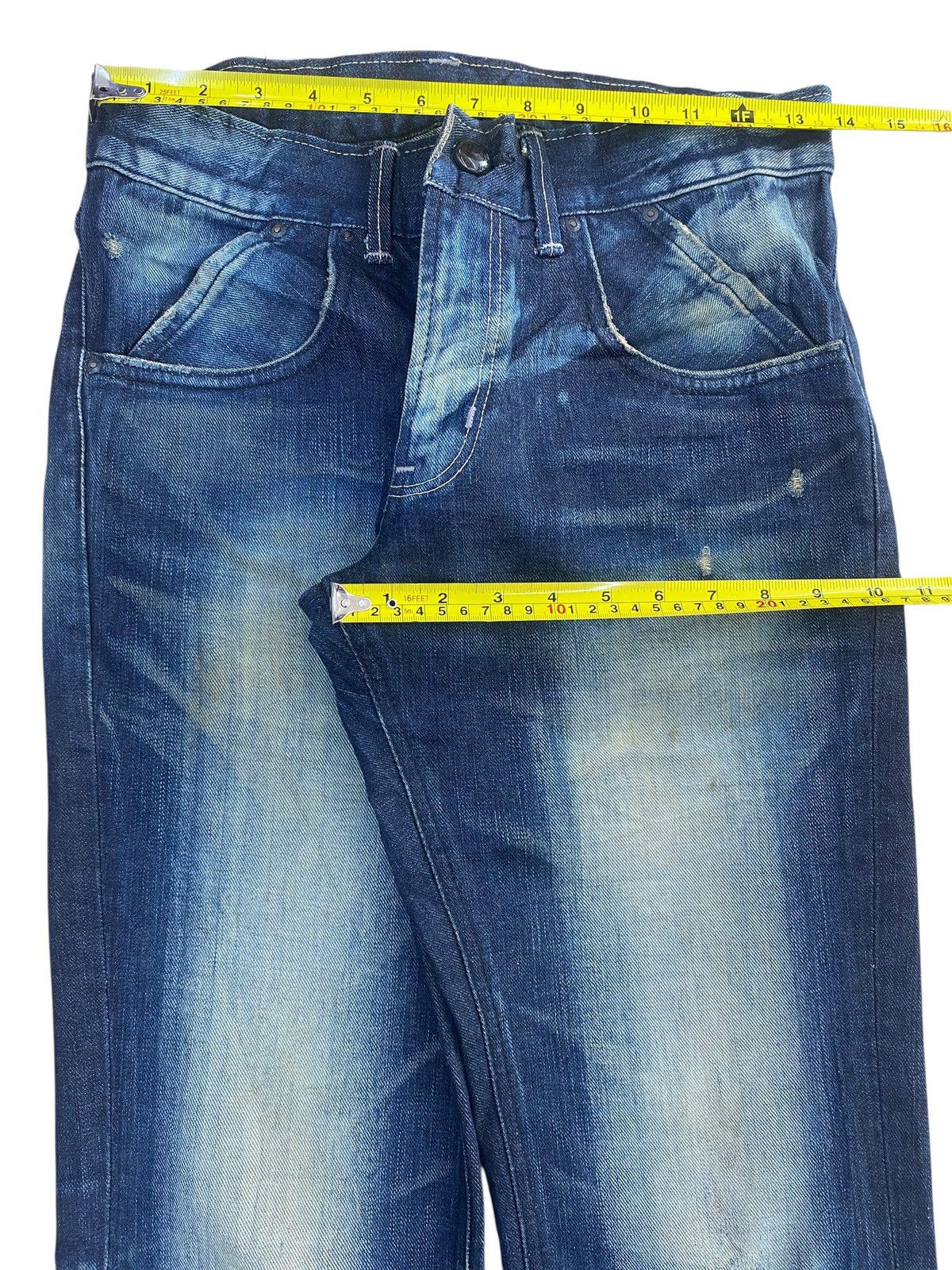 Japanese Brand Japanese Brand Light Faded Wash Style Straight Cut Jeans Size US 28 / EU 44 - 5 Thumbnail